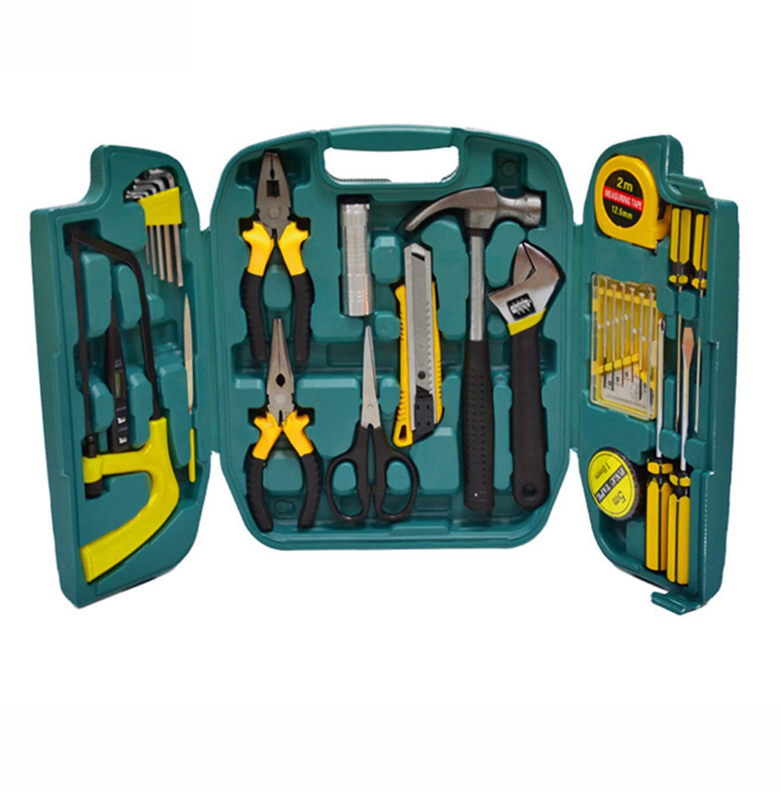 27-Piece Household Tool Set - Mixed Ironware Hardware Kit for Car, Computer & Phone Repair - Multi-Function Toolbox with Screwdriver Bits - Perfect for DIY Projects, Home Maintenance & Emergency Fixes