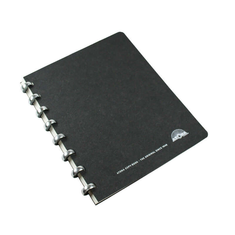 Atoma Amazing Texon Cover Disc Bound Refillable Notebook - Black 165 x 210mm | Customizable Planner for Office, School & Journaling | Premium Paper for Writing & Sketching