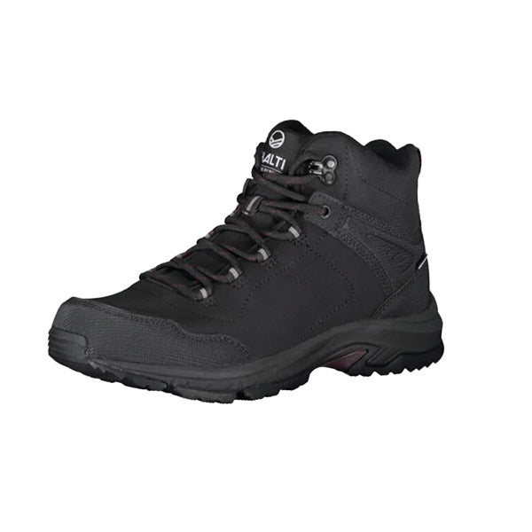 HALTI FELIS MID DX Waterproof Hiking Shoes for Men & Women - Black Outdoor Trekking Boots for Mountain Climbing & Trail Running