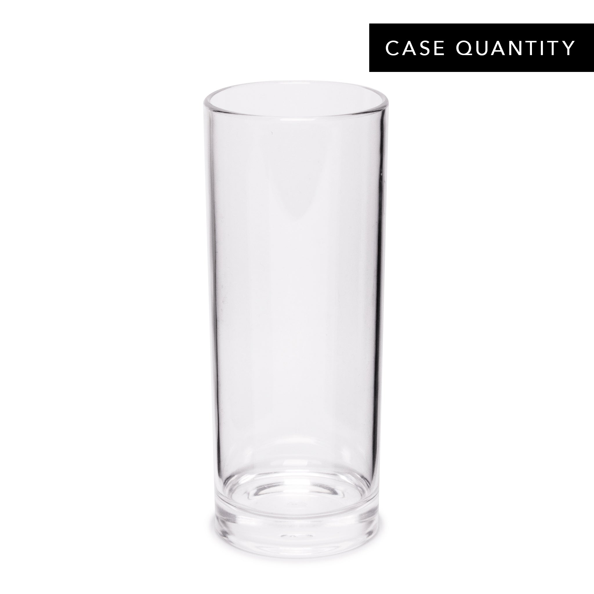 BUSWELL® 12oz (360ml) Acrylic Collins Glasses - Shatterproof, BPA-Free, Clear Plastic Drinkware for Bars, Restaurants & Home Use - Case of 24 (Ideal for Cocktails, Iced Tea & Party Serving)