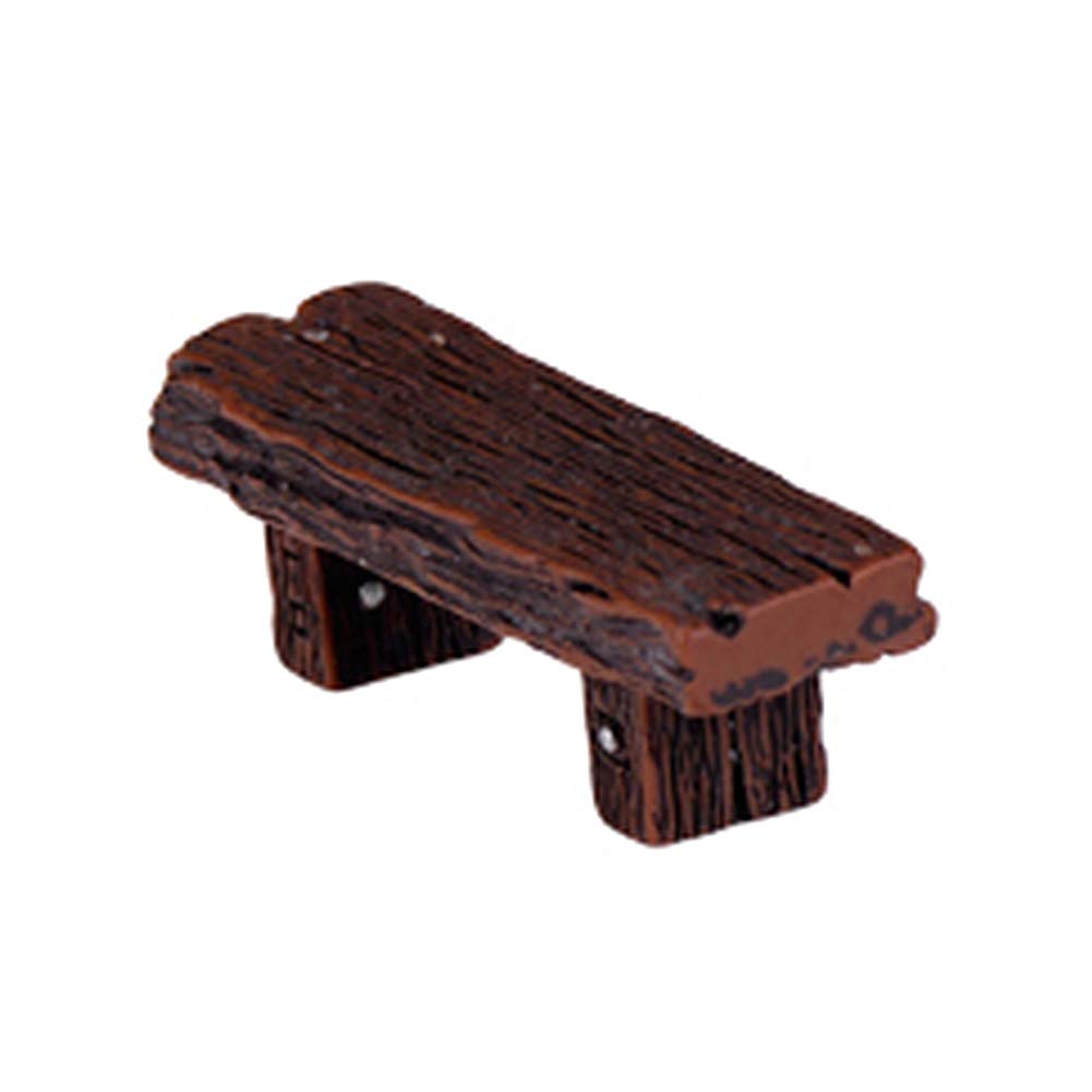 Walbest Romantic Resin Double Stool Bench - Black Garden Decoration for Micro Landscape, Patio, Backyard & Outdoor Decor