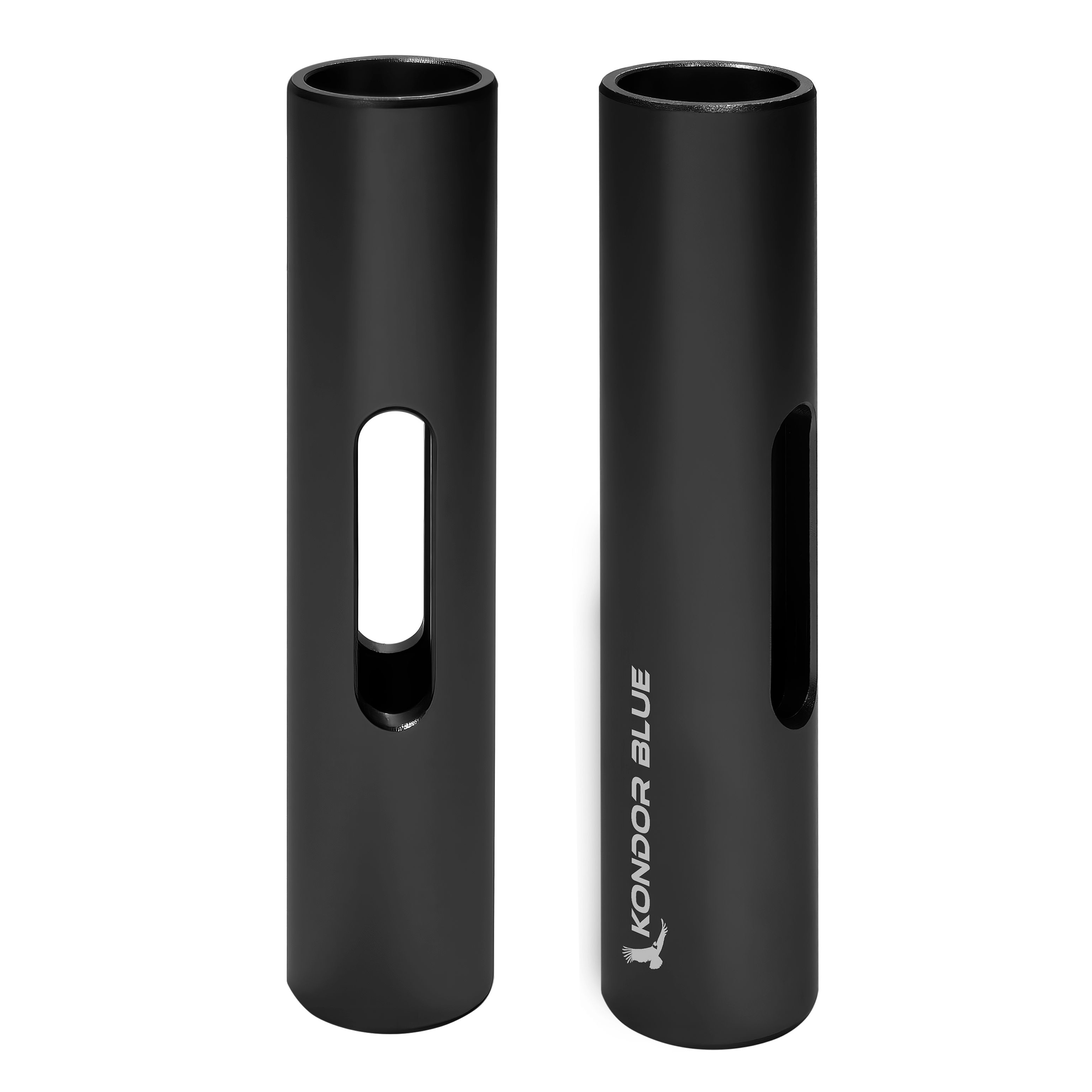 Kondor Blue 3'' PPSH 15MM Threaded Camera Support Rods - Raven Black (2 Pack) - Perfect for DSLR Rigging, Cinema Camera Support & Film Production Accessories