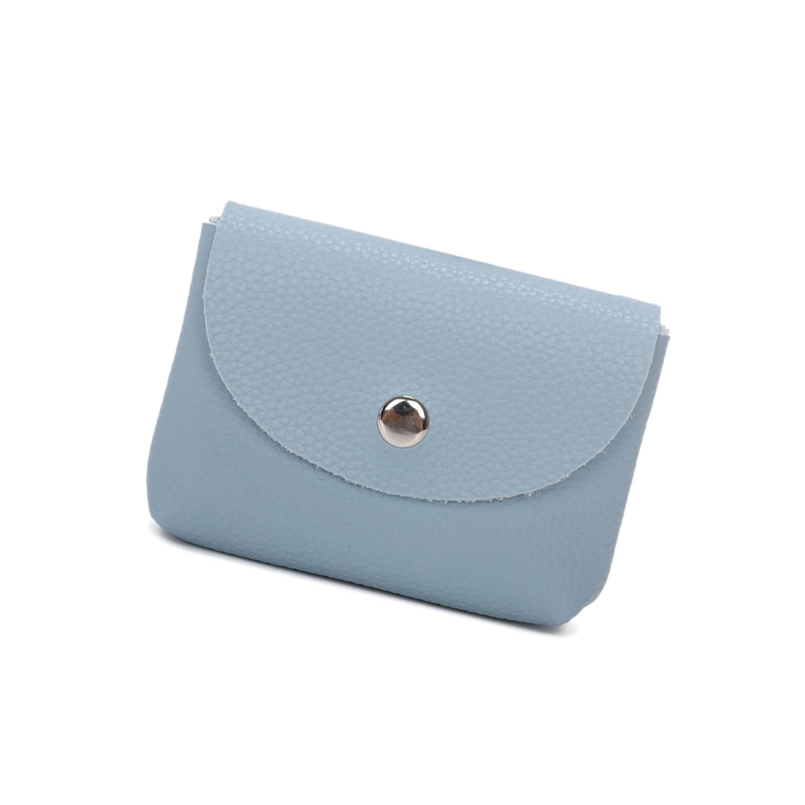 Portable Mini Soft Coin Purse for Women - Slim Wallet for ID Cards, Keys, Headphones & Lipstick | Compact Travel Organizer | Blue - Perfect for Everyday Carry, Travel & Gym Essentials