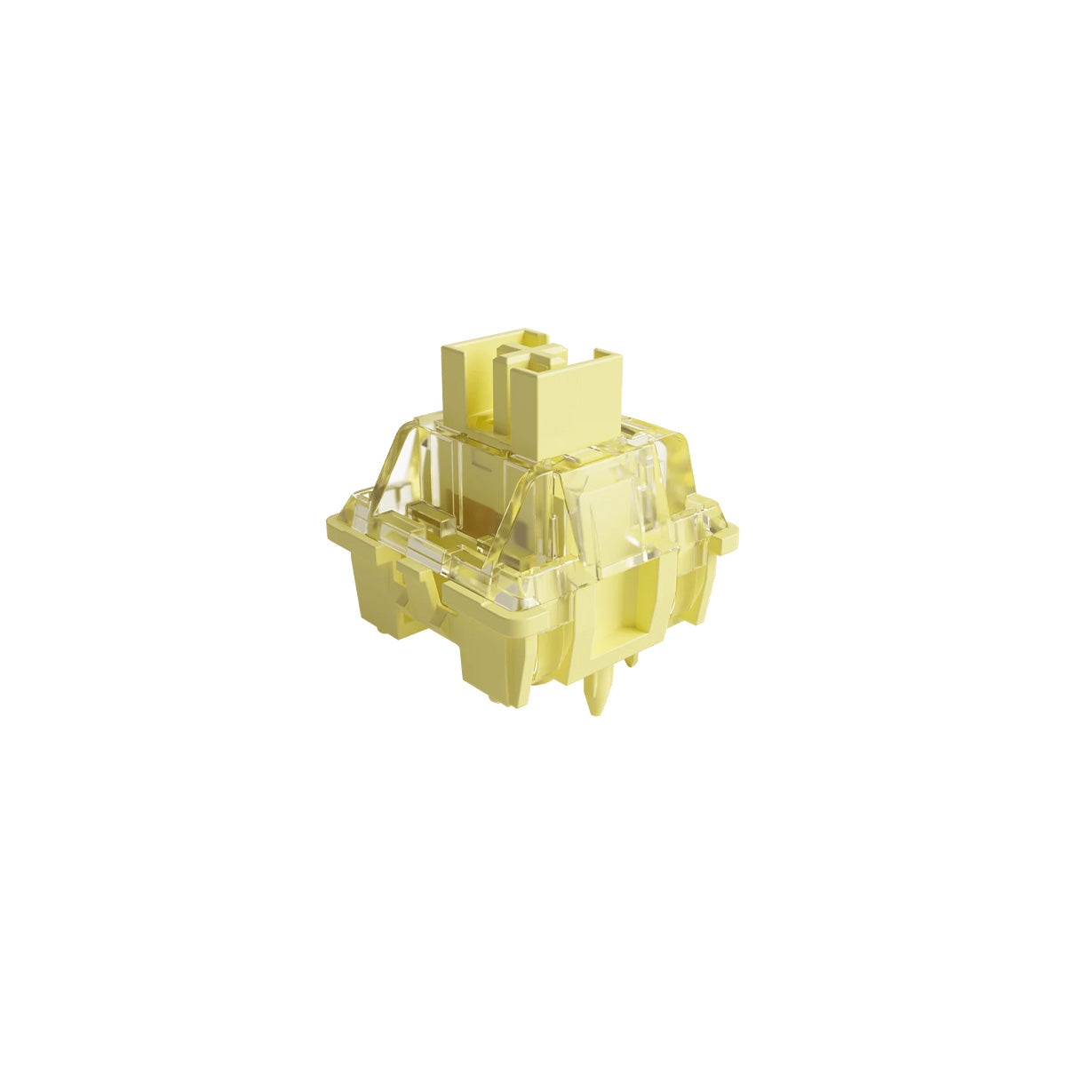 Akko Cream Yellow Pro V3 5 Pin Mechanical Keyboard Switches - 45 Pcs Pack for Gaming, Typing & Office Use