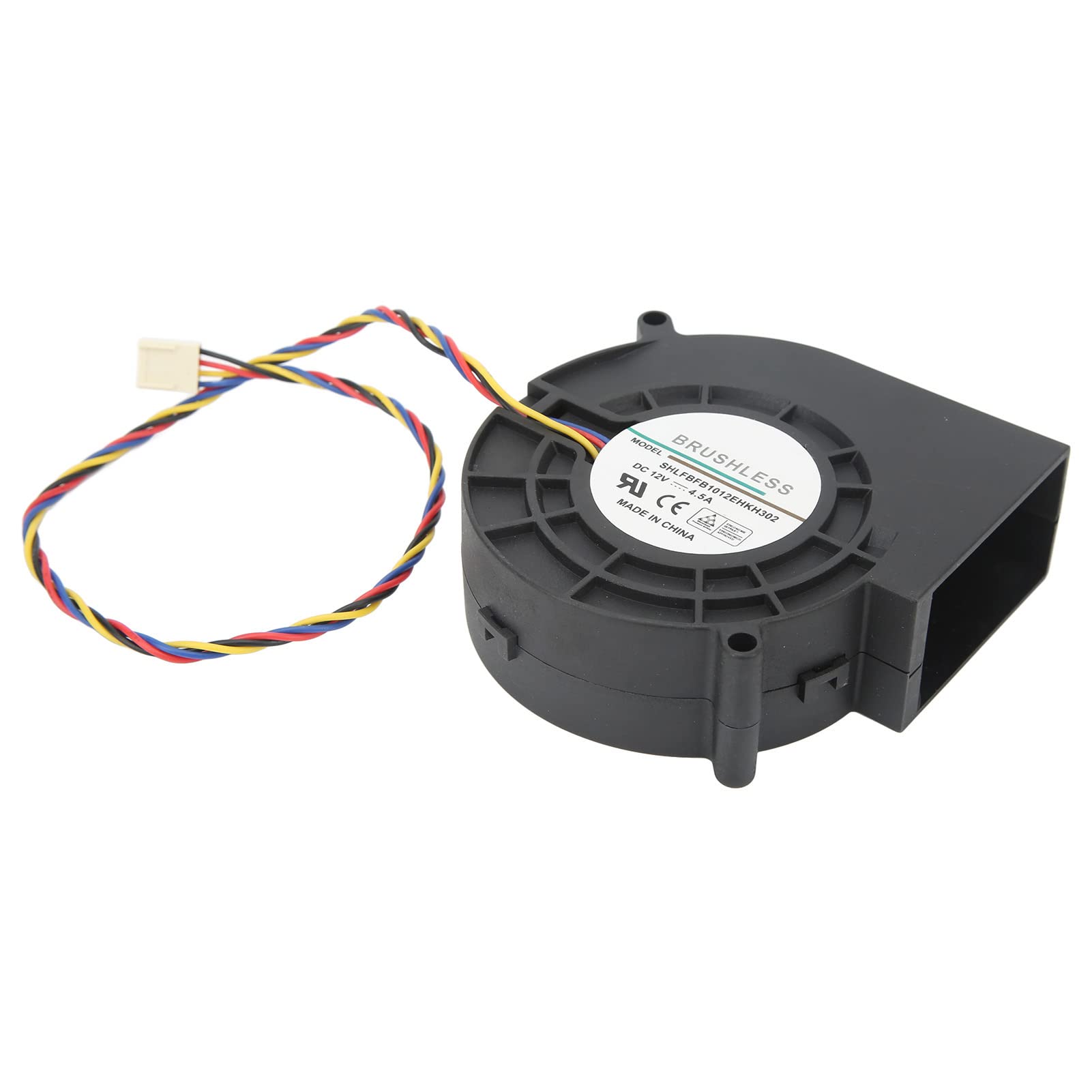 High-Speed Centrifugal Turbo Blower Cooling Fan - 6800RPM, 12V DC, 4.5A with Double Ball Bearings for 3D Printers & Refrigeration Systems | Perfect for Electronics Cooling, PC Case Ventilation, and Industrial Equipment