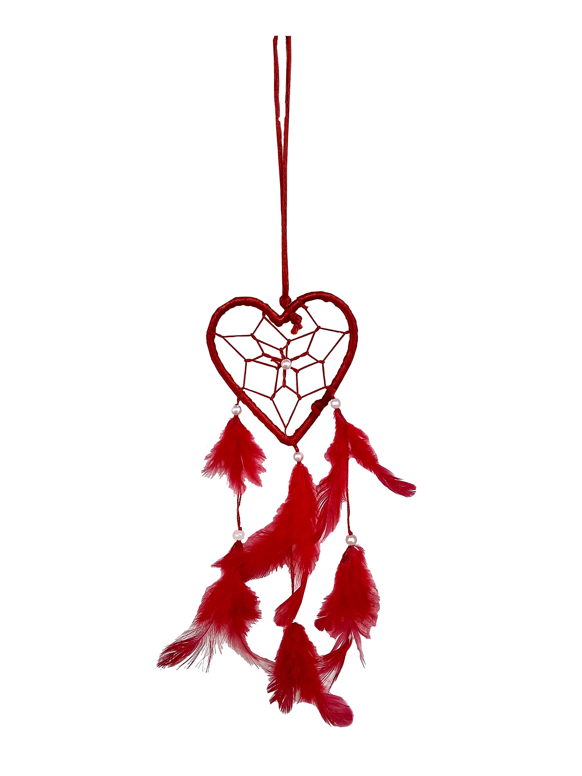 Handmade Dream Catchers Wall Decor - Boho Feather Hanging Ornament for Bedroom, Nursery, Home & Car (3
