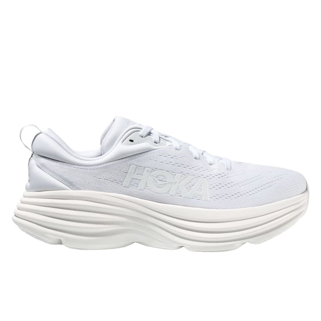 Hoka Bondi 8 Men's Running Shoes - Lightweight Cushioned Sneakers for Jogging, Walking & Gym Workouts - Perfect for Road Running, Marathon Training & Everyday Comfort