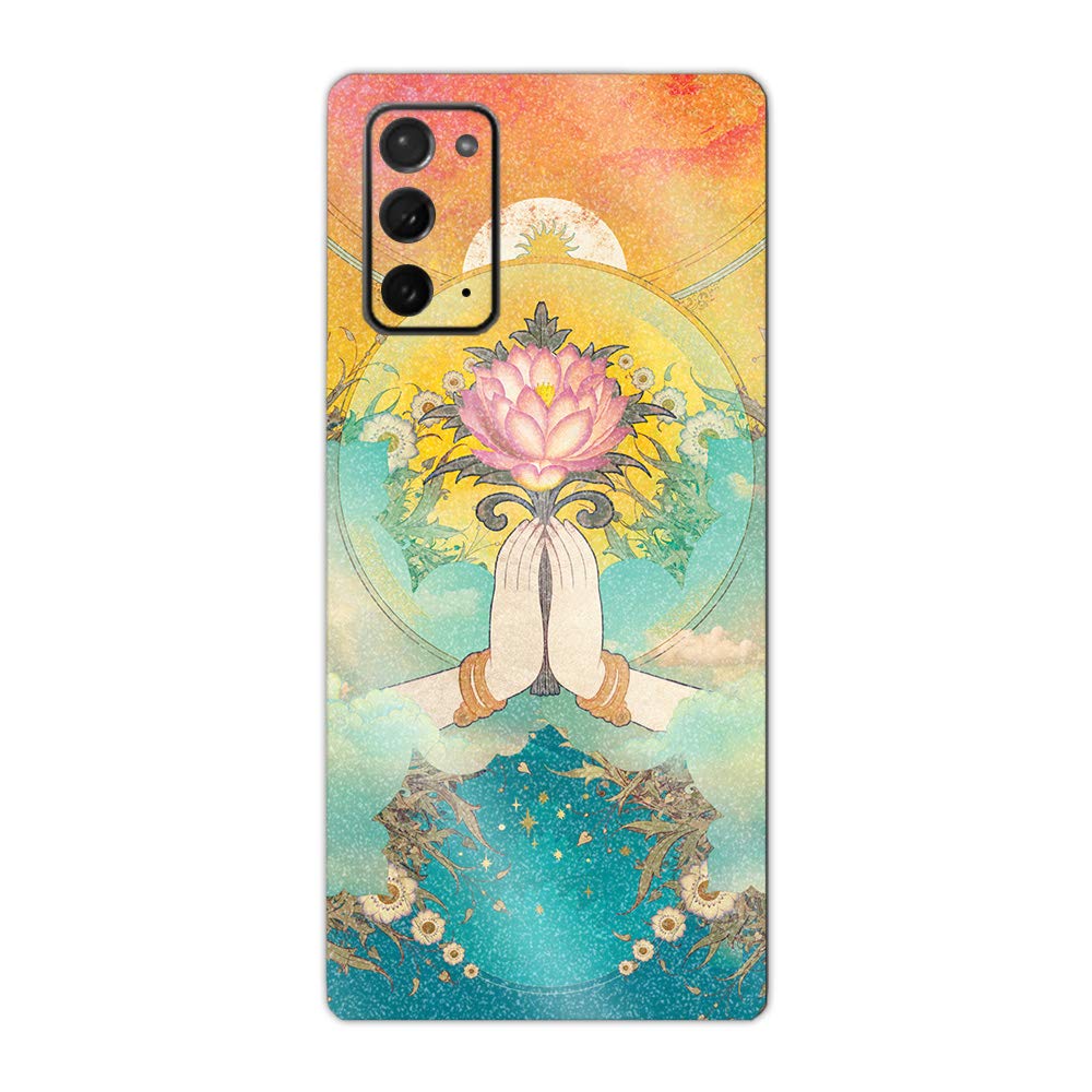 MightySkins Glossy Glitter Skin Cover for Samsung Galaxy Note 20 5G - Divine Offering | Protective Durable Glitter Case | Easy to Apply & Remove | Made in USA | Perfect for Everyday Use & Special Occasions