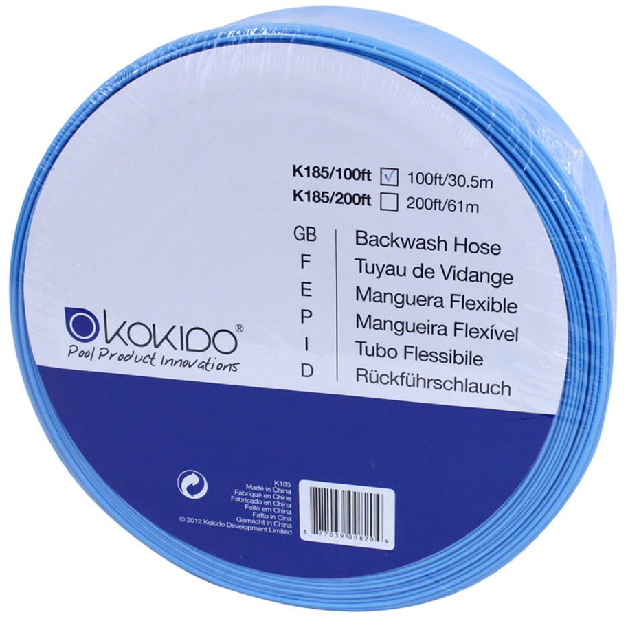 50' PVC Backwash Hose - 1.5 Inch Heavy Duty Pool Filter Hose for Sand Filters | Durable, Flexible & Kink-Resistant | Perfect for Pool Maintenance, Spa Cleaning & Water Drainage