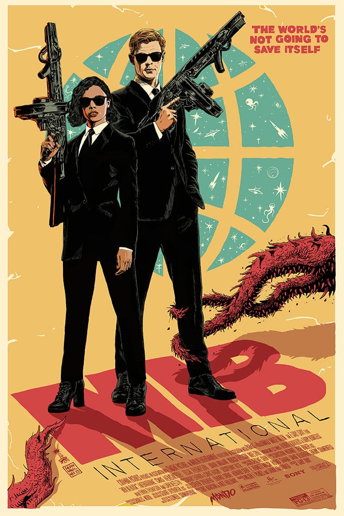 Men In Black: International Movie Poster - Premium Wall Art for Home Theater & Movie Room Decor - Perfect for Sci-Fi Fans & Film Collectors