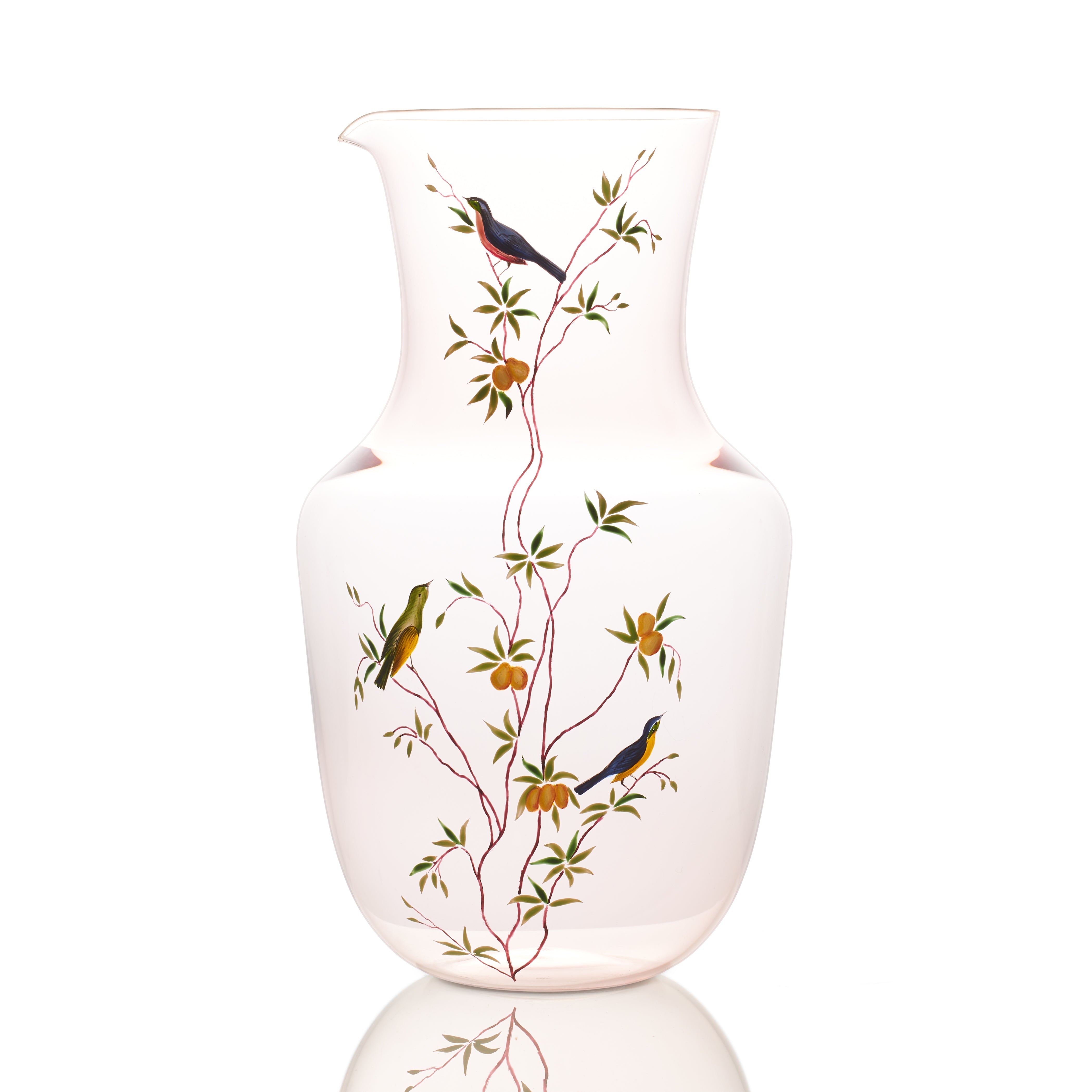 Garden of Paradise 1 Pitcher - Elegant Glass Pitcher for Iced Tea, Lemonade & Summer Drinks - Perfect for Outdoor Parties, Picnics & Home Entertaining