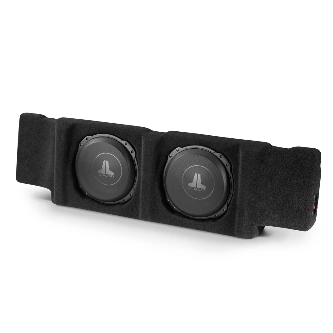 JL Audio SB GM SLVCRW/10TW3 Stealthbox - 800W Dual 10TW3 Subwoofer Enclosure for 1999-2006 Chevy Silverado & GMC Sierra Crew Cab (Fits Early 2007 Crew Cab Classic) | Premium Bass Upgrade for Truck Audio Systems | Perfect for Road Trips & Music Lovers