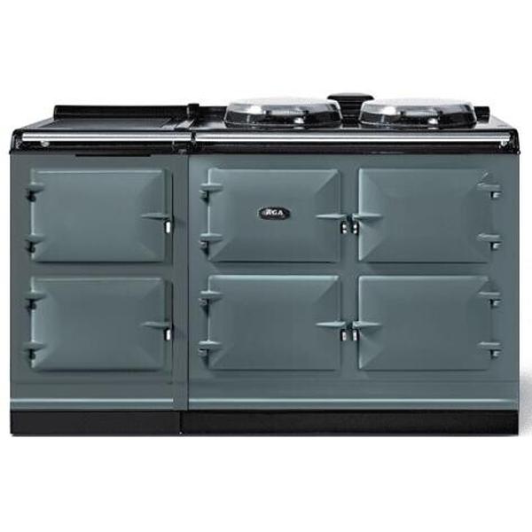 AGA 60-inch eR7 150 Classic Electric Range with Warming Plate & Hot Cupboard - Professional Stainless Steel Stove for Modern Kitchens | Perfect for Home Chefs, Baking & Entertaining (Model AER7560WSLT)