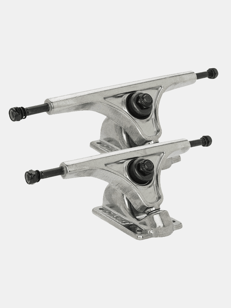 Premium Slant Reverse Kingpin Trucks - Raw Finish for Smooth & Stable Skateboarding - Perfect for Cruising, Carving & Downhill Riding