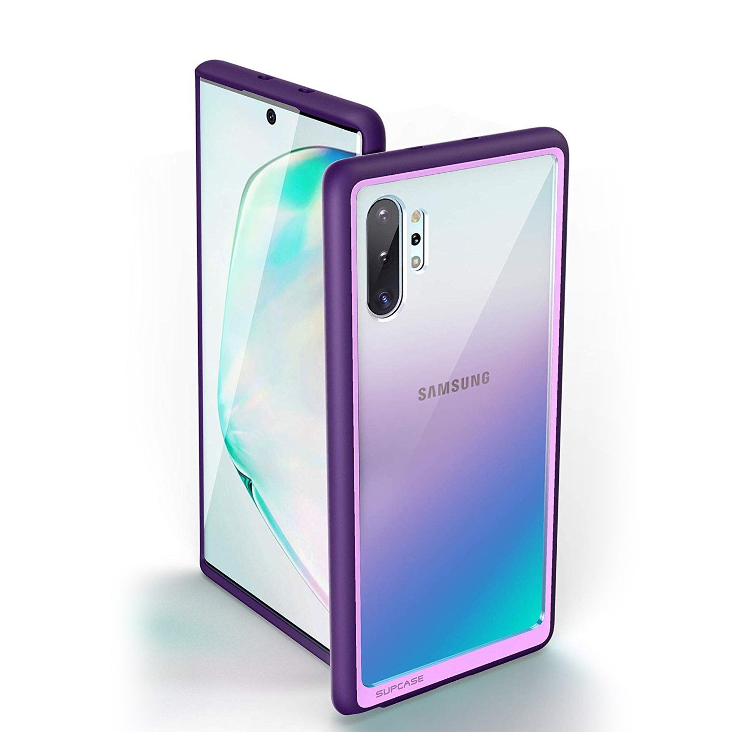 Samsung Galaxy Note10 Plus / Note10 Plus 5G Case - Unicorn Beetle Style Slim Clear Protective Cover in Purple | Perfect for Daily Use, Work & Travel