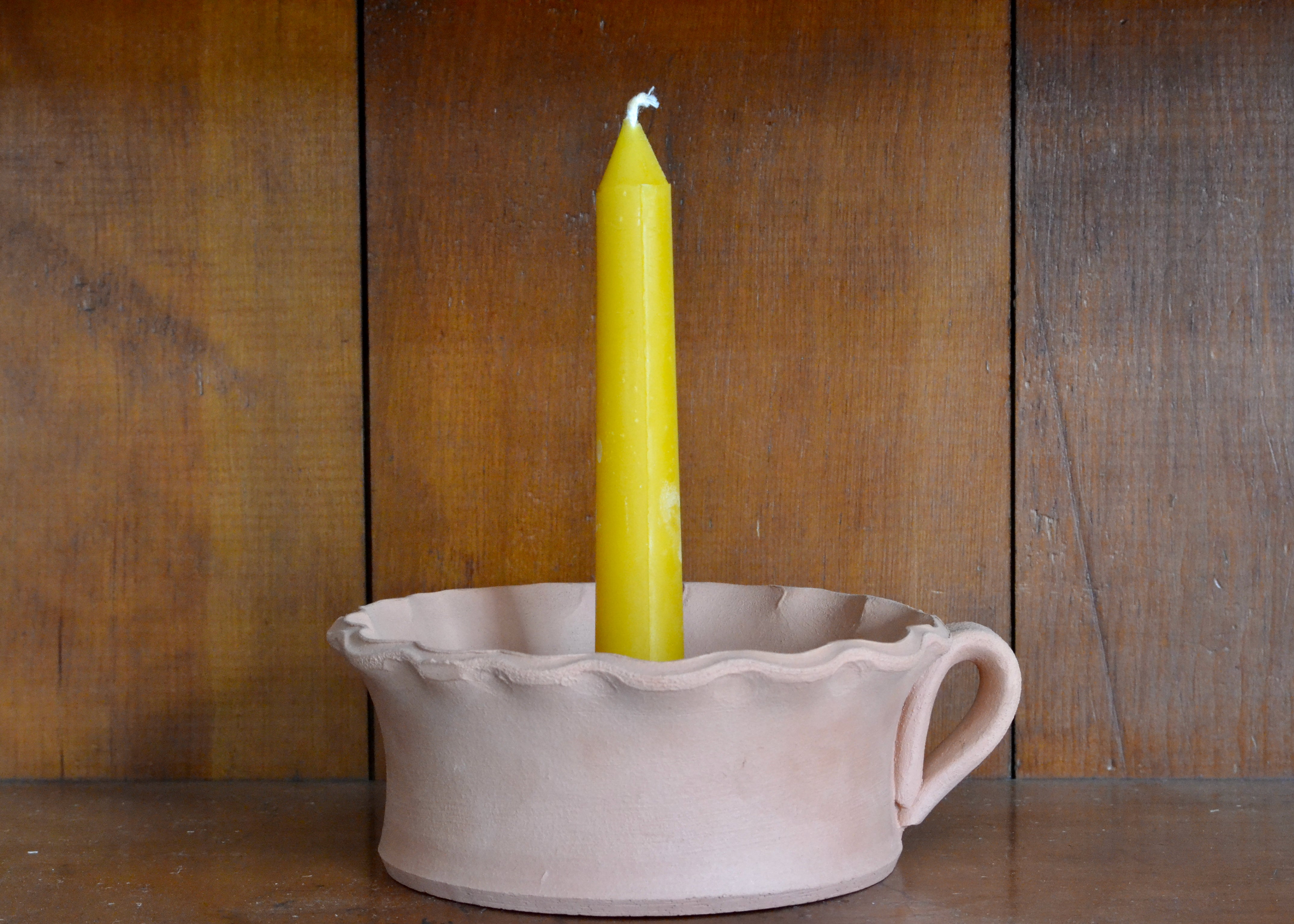 Pure Beeswax Taper Candles - Handmade Natural Dripless Candles for Home Decor, Wedding Centerpieces & Romantic Dinner Ambiance