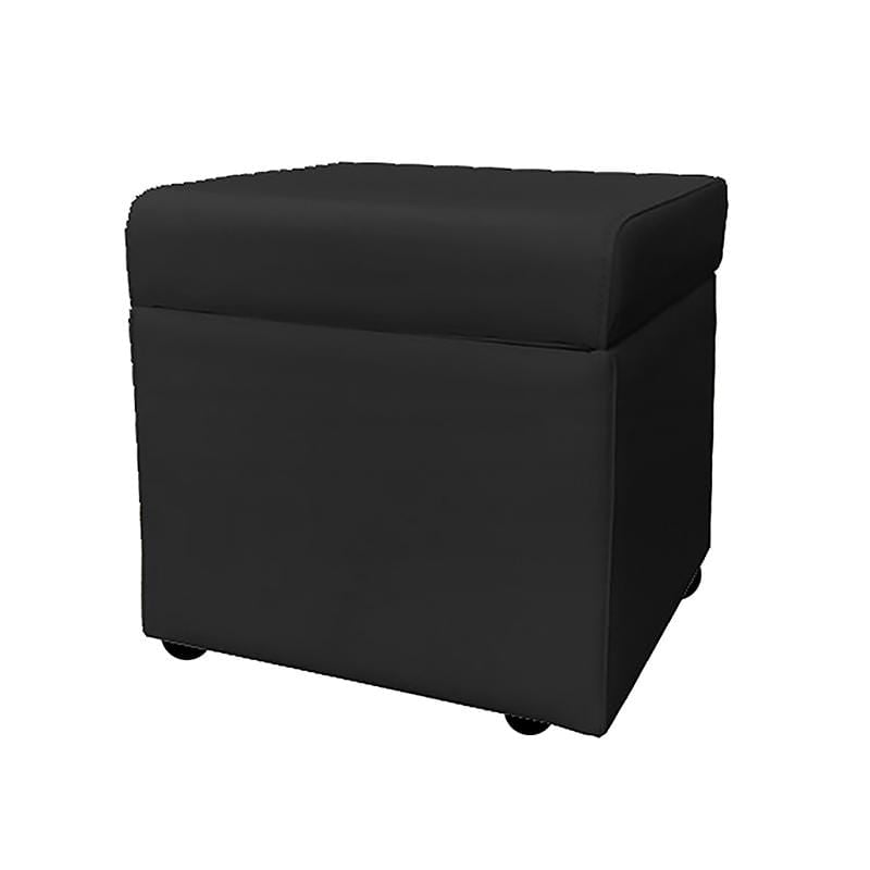 Safco Mayline Santa Cruz Lounge Storage Ottoman with Wheels - Modern Office Furniture for Home & Workspace - Perfect for Extra Seating, Storage & Footrest in Living Room, Bedroom or Office