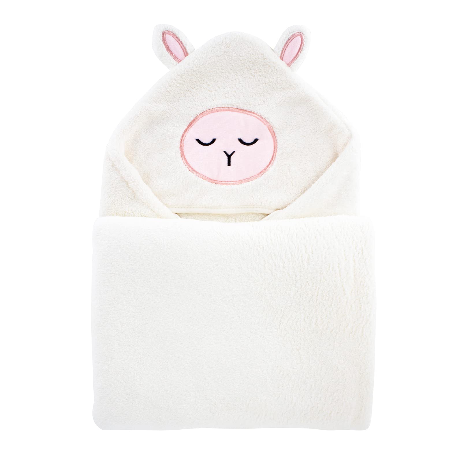 **Loyala Baby Hooded Towel - Super Soft & Absorbent Toddler Bath Towel Set with Washcloths - 35.5