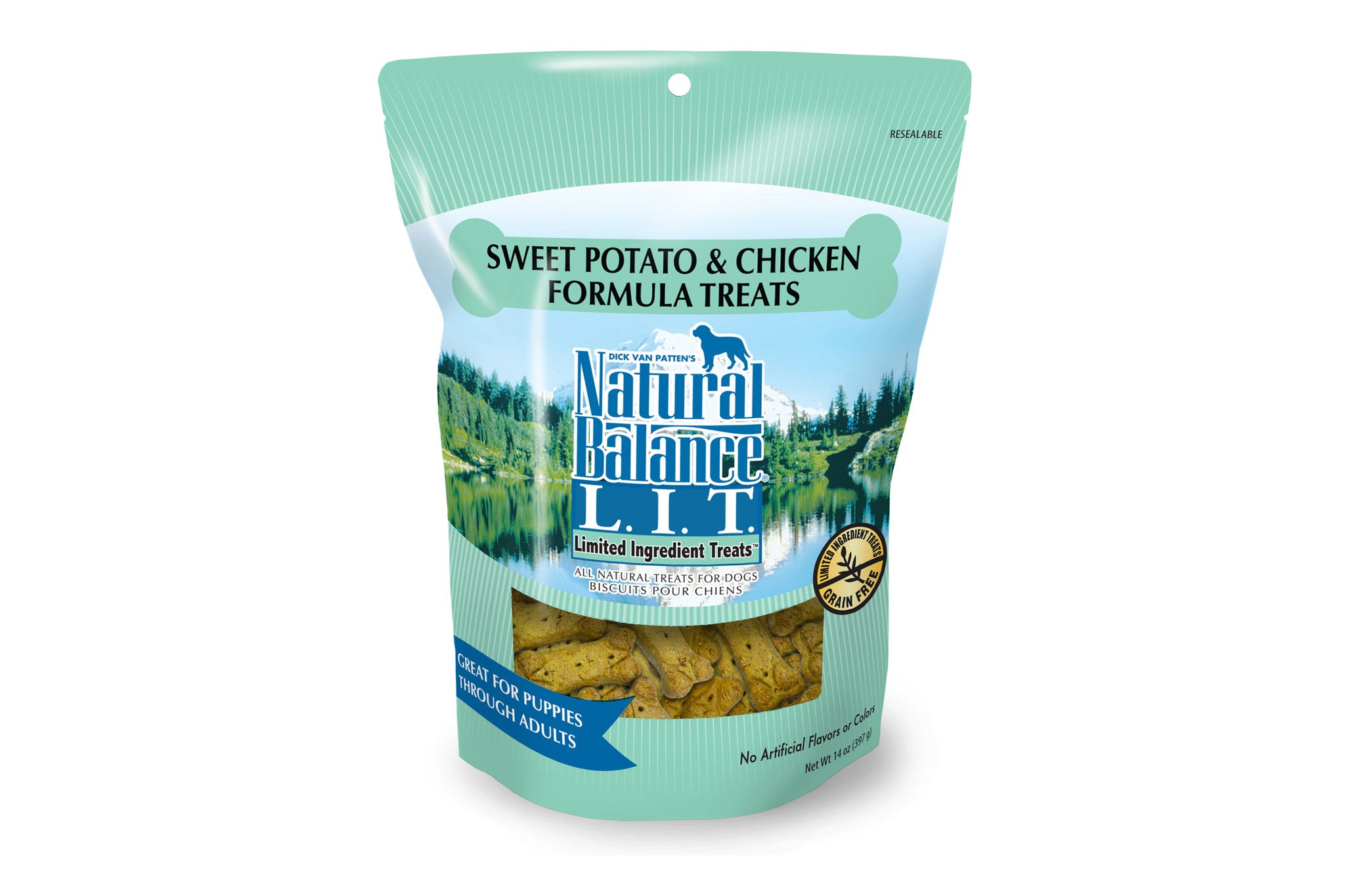 Healthy L.I.T. Sweet Potato & Chicken Dog Treats - All-Natural, Grain-Free Training Snacks for Small & Large Dogs - Perfect for Reward, Training & Dental Care
