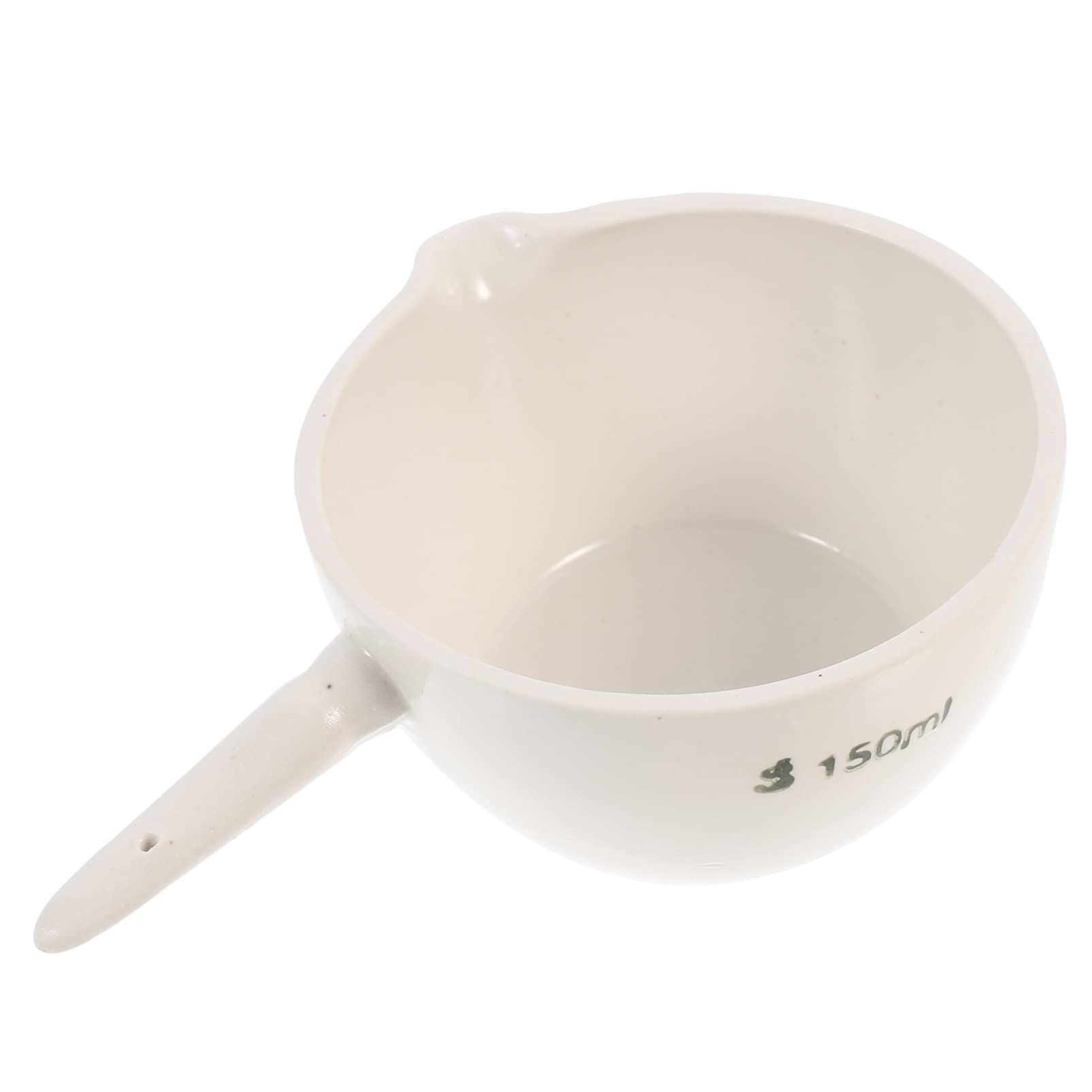 2pcs Glass Mixing Bowls with Spout & Handle - 150ml Lab Dish for Cooking & Science Experiments