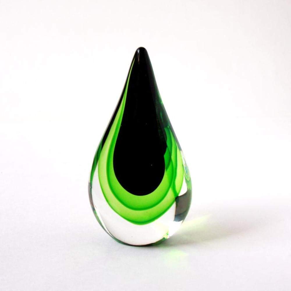 Creative Glass Water Drop Figurines - Handcrafted Art Decor Sculptures for Home & Office, Unique Gift Ideas for Friends & Collectors, Perfect for Shelf Displays, Wedding Decor, and Feng Shui Enhancements