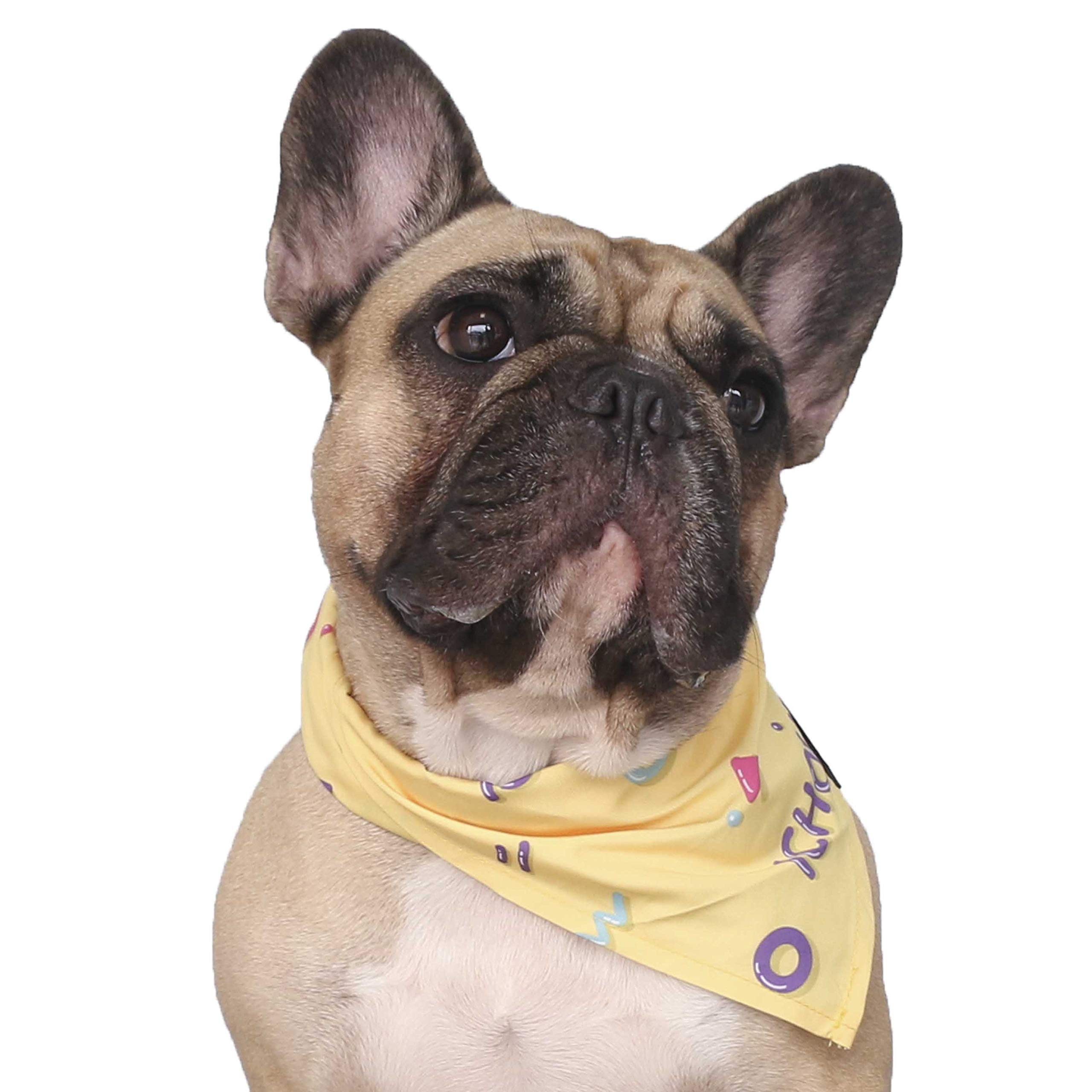 iChoue Washable Adjustable Pet Bandanas for Dogs & Cats - Soft Triangle Scarfs & Bibs in Multi Colors - Perfect for Grooming, Training & Outdoor Adventures
