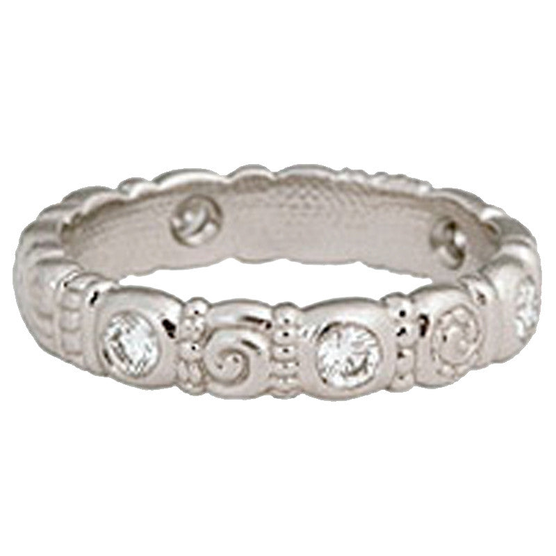 Alex Sepkus Nautilus Large Band R 51PA - Elegant 18K Gold Plated Ring for Women, Perfect for Weddings, Anniversaries & Special Occasions