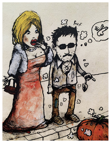 DRAN EMPTY THOUGHTS - Abstract Wall Art Print for Modern Home & Office Decor | Perfect for Living Rooms, Bedrooms & Creative Spaces