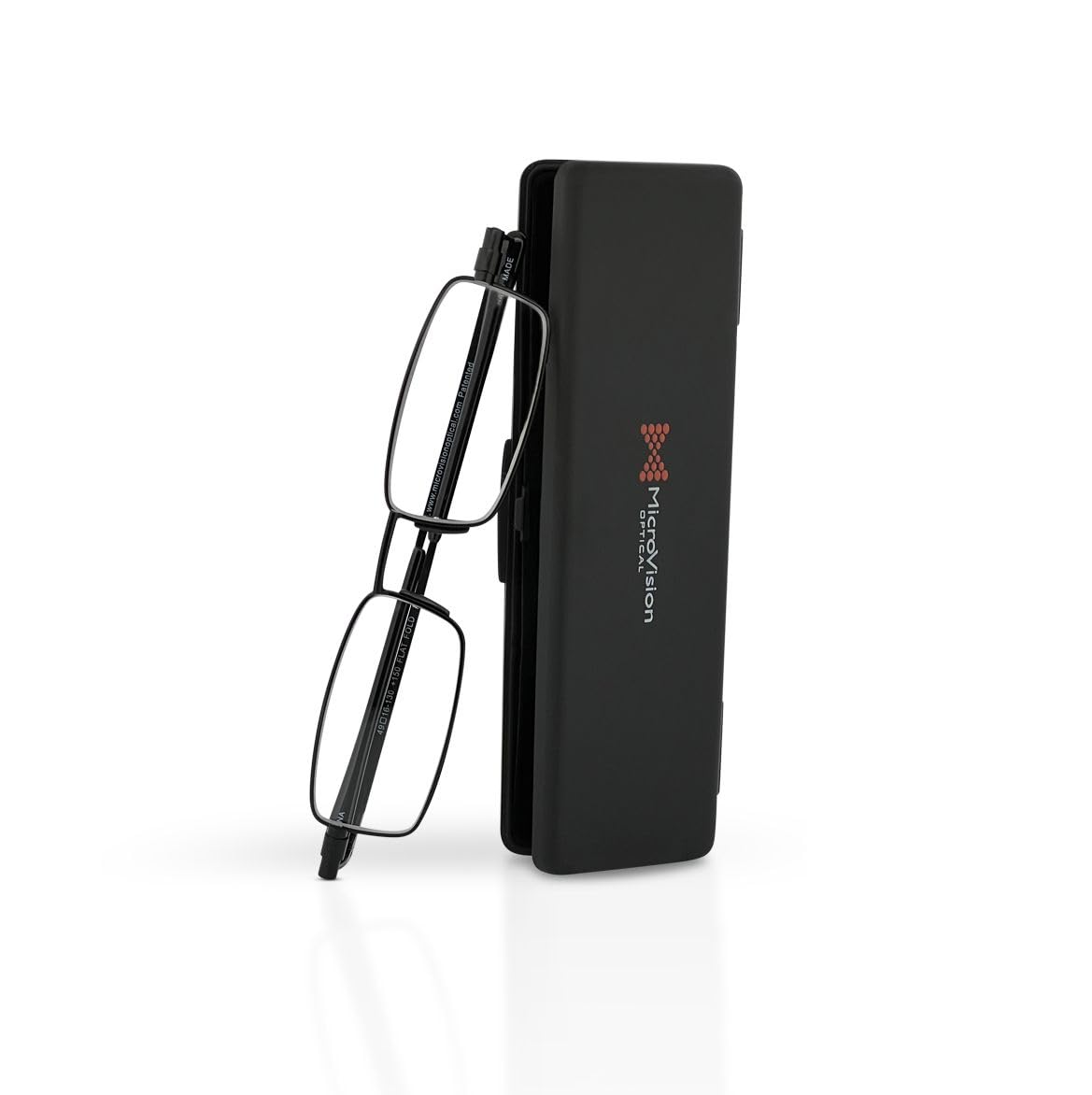 Stylish Flat Folding Reading Glasses with Compact Case - Slim Foldable Frame for Women & Men | Perfect for Travel, Reading & Everyday Use