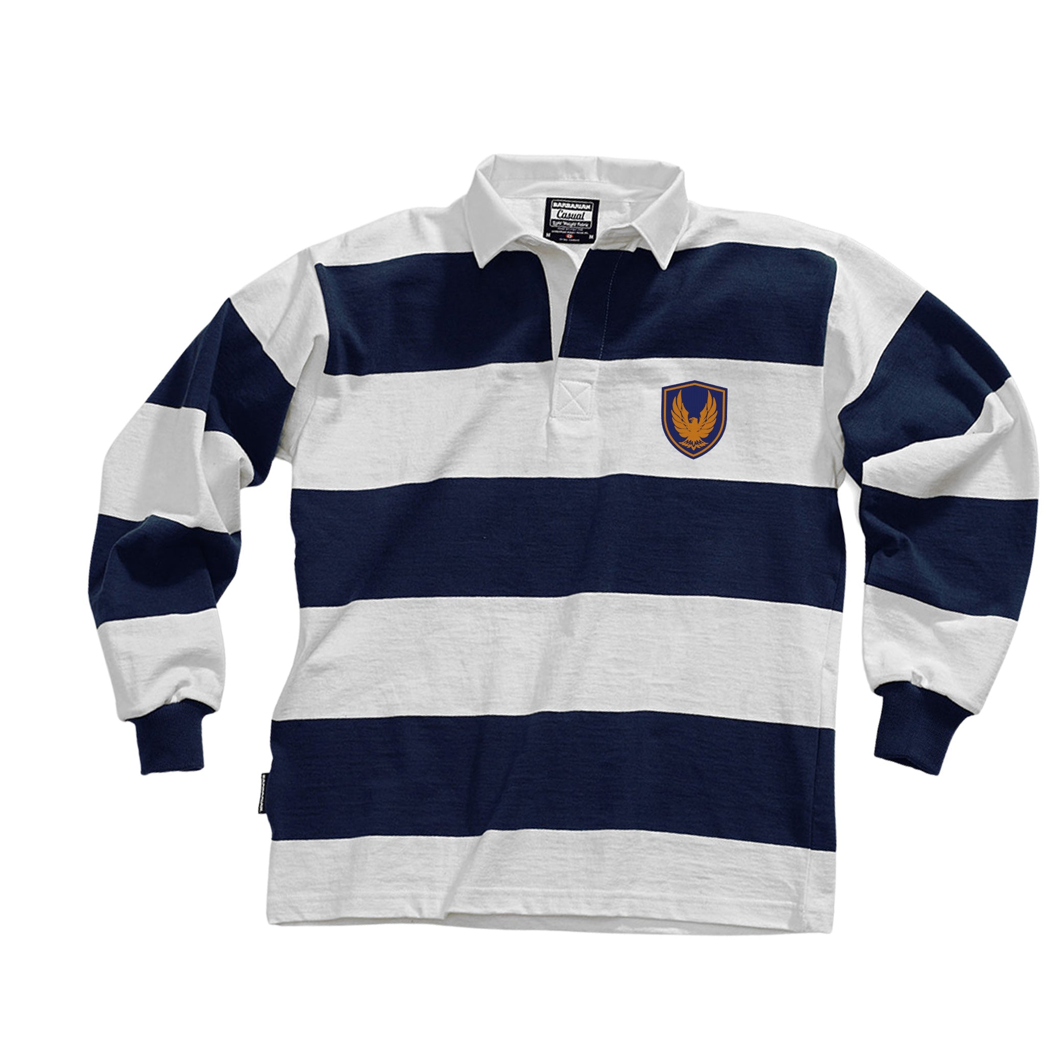 GHFH Rugby Casual Weight Stripe Jersey - Breathable Sports Shirt for Men - Perfect for Rugby Matches, Training & Casual Wear