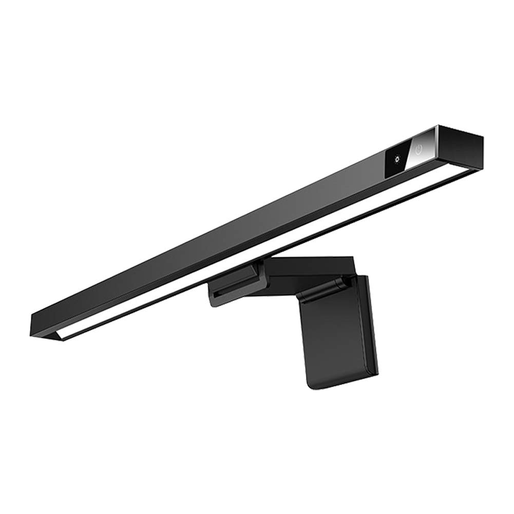 Douup Stepless Dimming Eye-Care LED Desk Lamp - USB Powered Computer Monitor Light Bar for PC, Reading & Workspaces - Perfect for Small Spaces & Home Office Setup