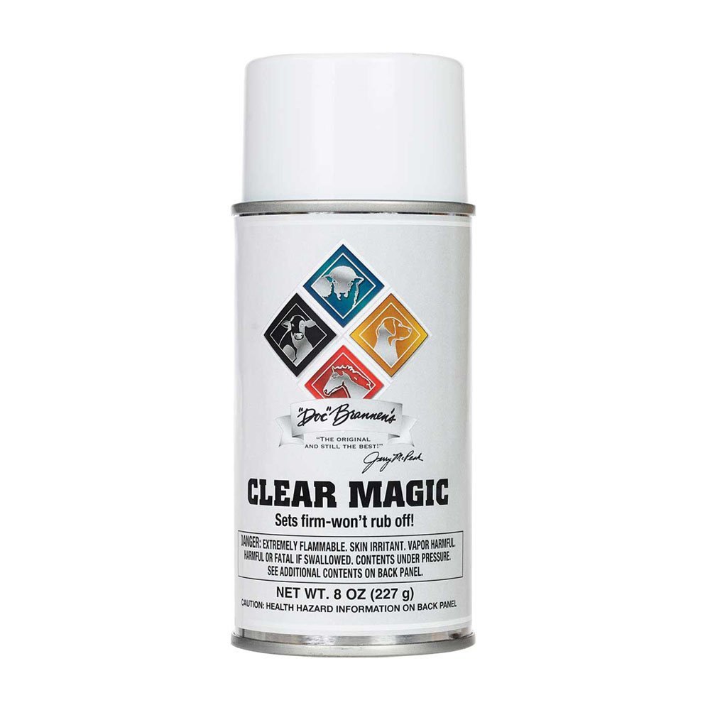 Doc Brannen's Clear Magic Adhesive 8 oz - Strong Transparent Glue for Crafts, DIY Projects, Home Repairs & Scrapbooking - Perfect for Paper, Wood, Fabric and More
