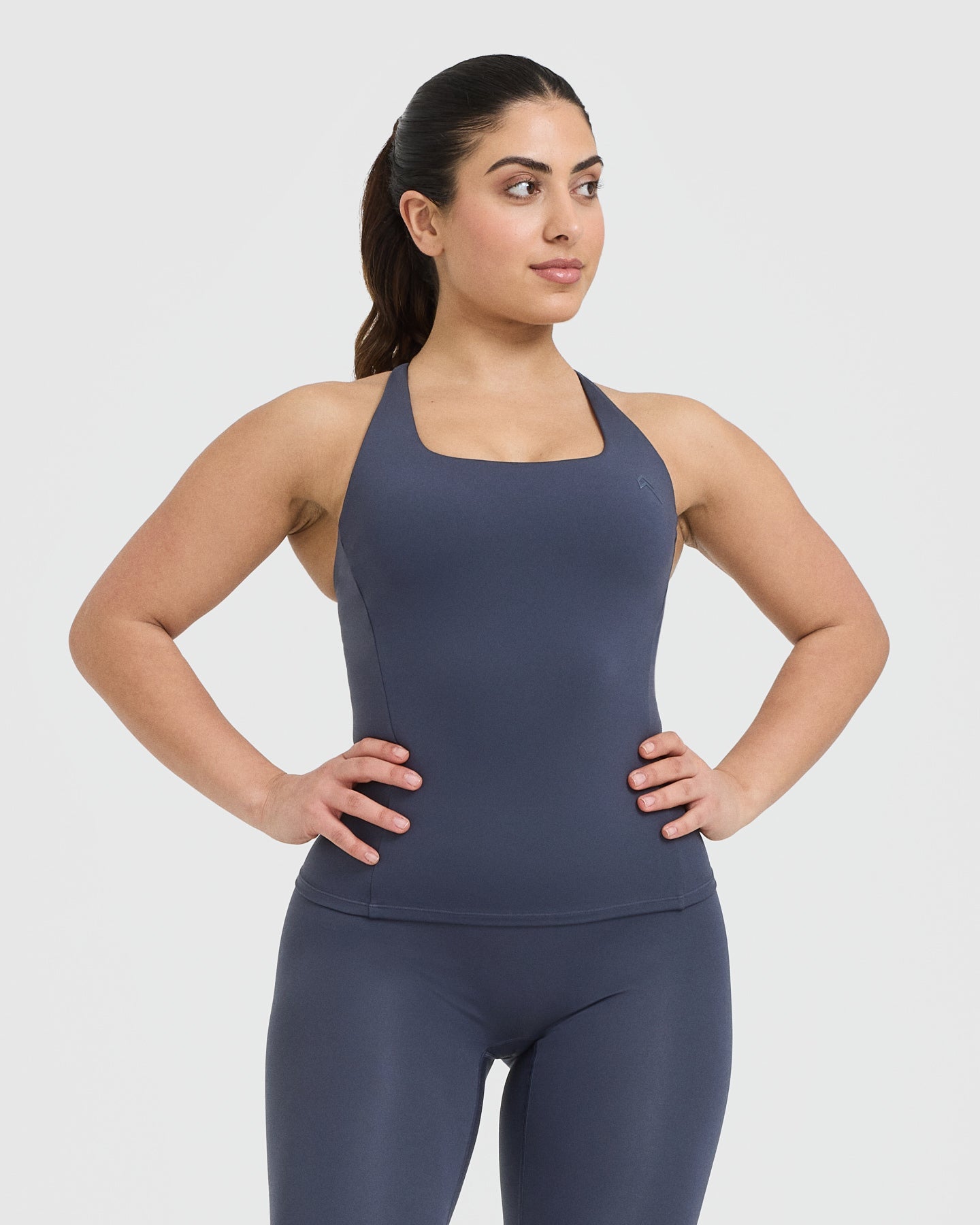Timeless Square Neck Vest for Women - True Blue | Elegant & Versatile Layering Piece for Casual & Office Wear
