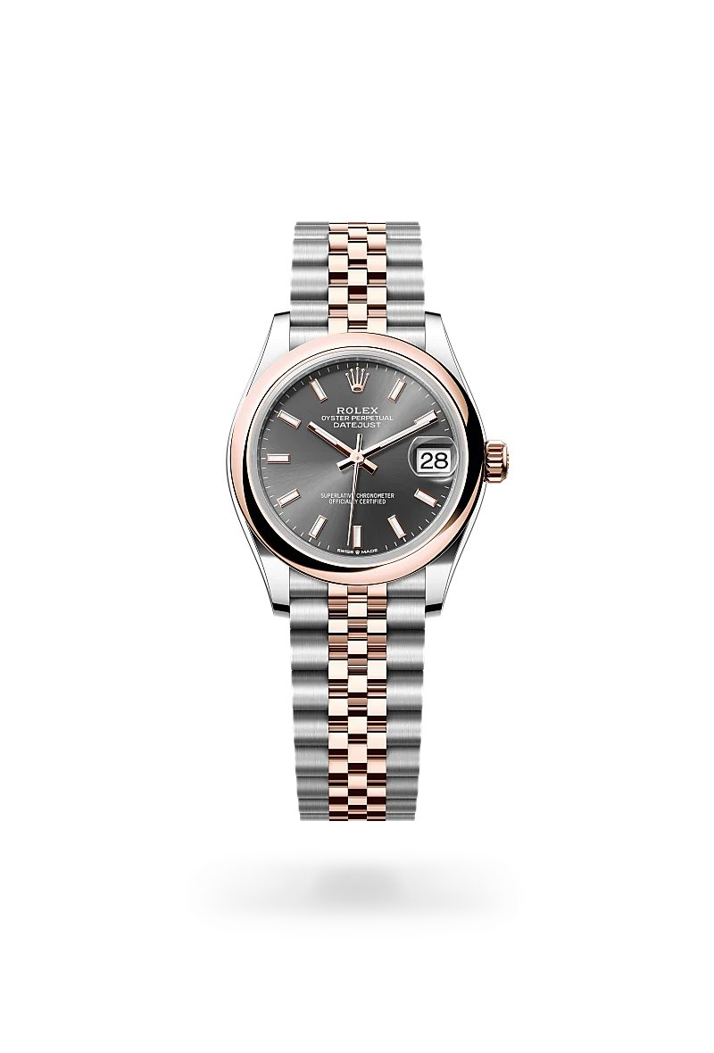 Rolex Datejust 31 Women's Watch - 18K Everose Gold & Oystersteel, M278241-0018 | Luxury Swiss Timepiece for Gifts, Business & Special Occasions