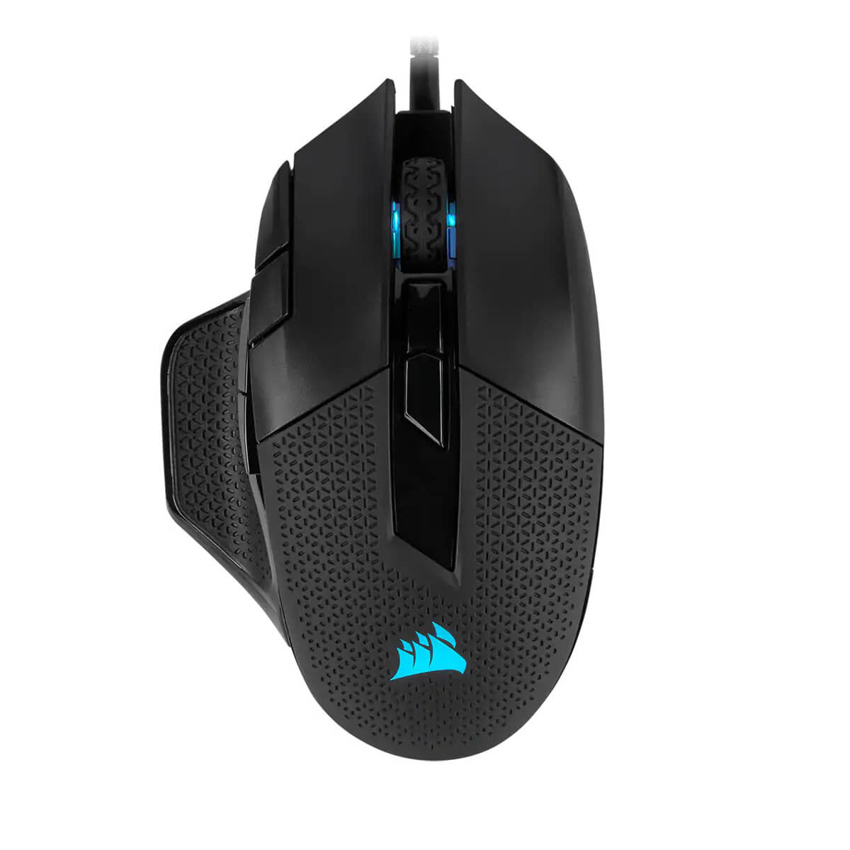 Corsair Nightsword RGB Optical Gaming Mouse - High Precision 18000 DPI, 10 Programmable Buttons, Ergonomic Design for PC & Laptop - Perfect for FPS, MOBA, and MMO Gaming