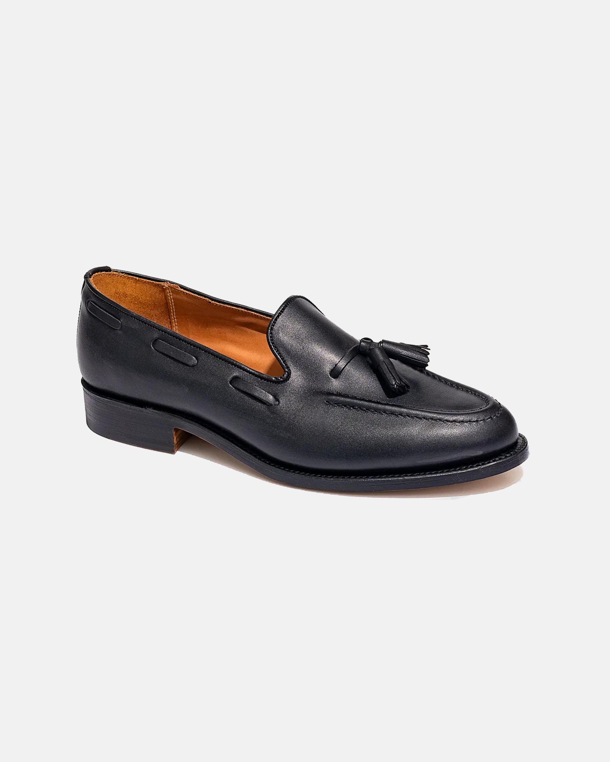 Premium Sanders Calfskin Tassel Loafers for Men - Classic Comfortable Dress Shoes for Business & Formal Occasions - Perfect for Office, Weddings & Special Events