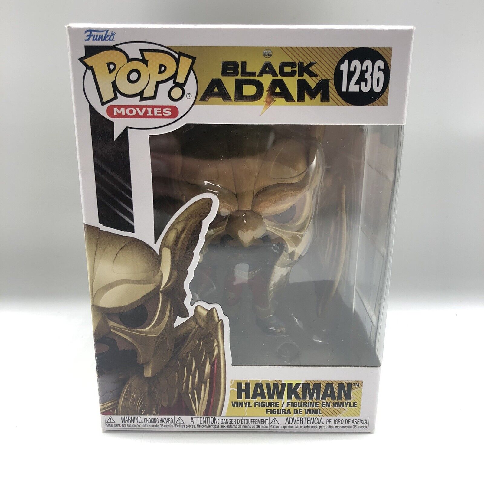 Black Adam Hawkman #1236 Funko Pop Vinyl Figure - DC Comics Collectible - Perfect for Display, Gifts & Superhero Fans