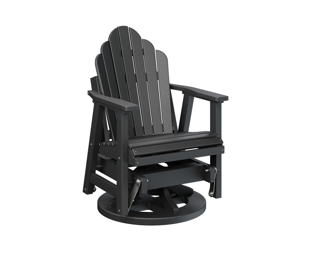 Berlin Gardens Cozi Back Swivel Glider - Outdoor Patio Rocking Chair with Cushion, Weather-Resistant for Garden, Deck, Porch & Poolside Relaxation