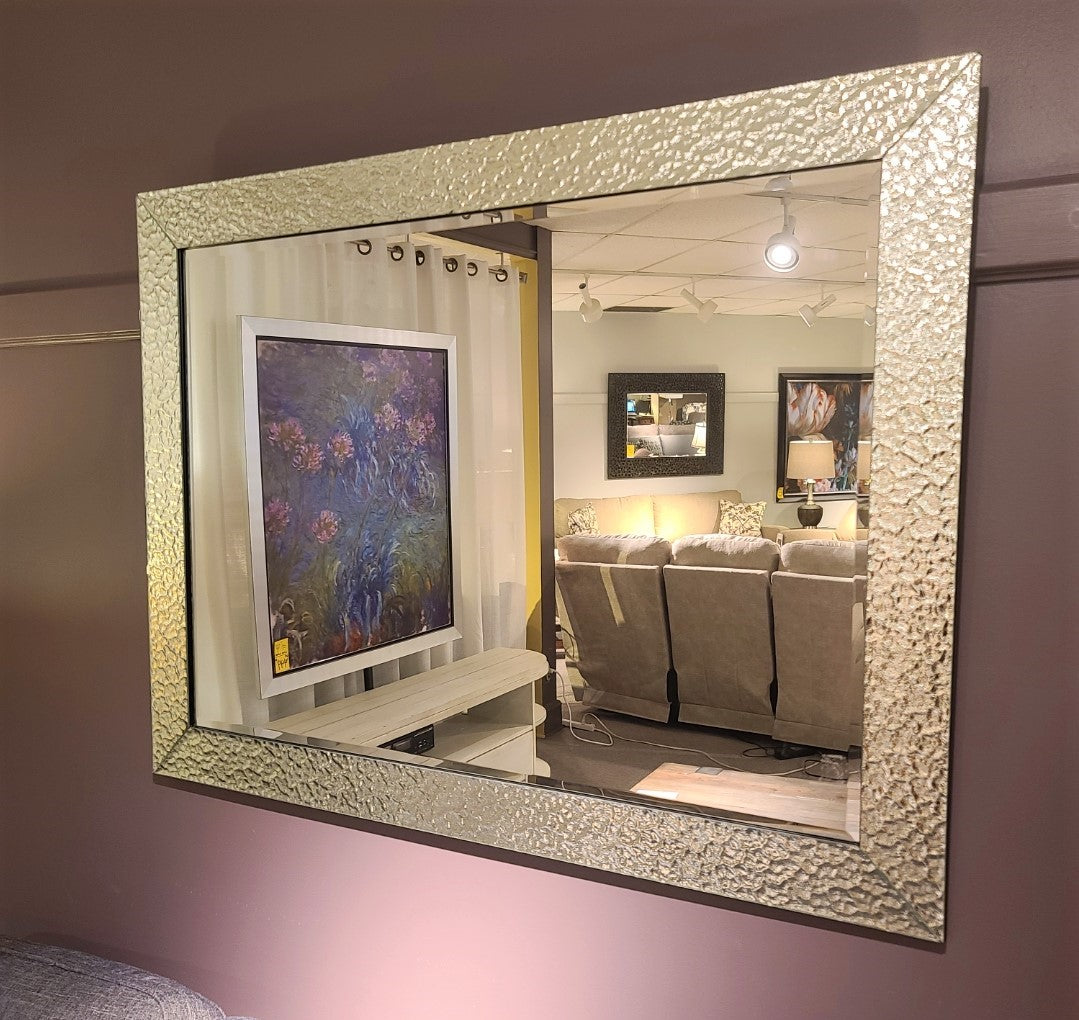 Beveled Wall Mirror - Elegant Frameless Bathroom & Bedroom Decor - Perfect for Vanity, Dressing Room & Home Decor