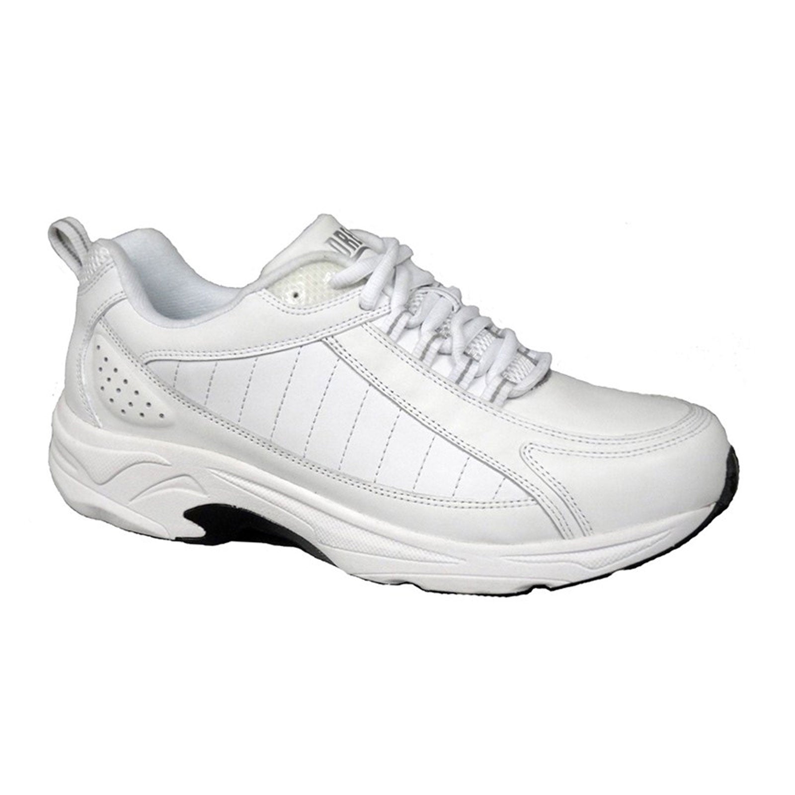 Drew Fusion Women's Walking Shoes - Comfortable & Lightweight White Sneakers for Walking, Running, Travel & Everyday Wear