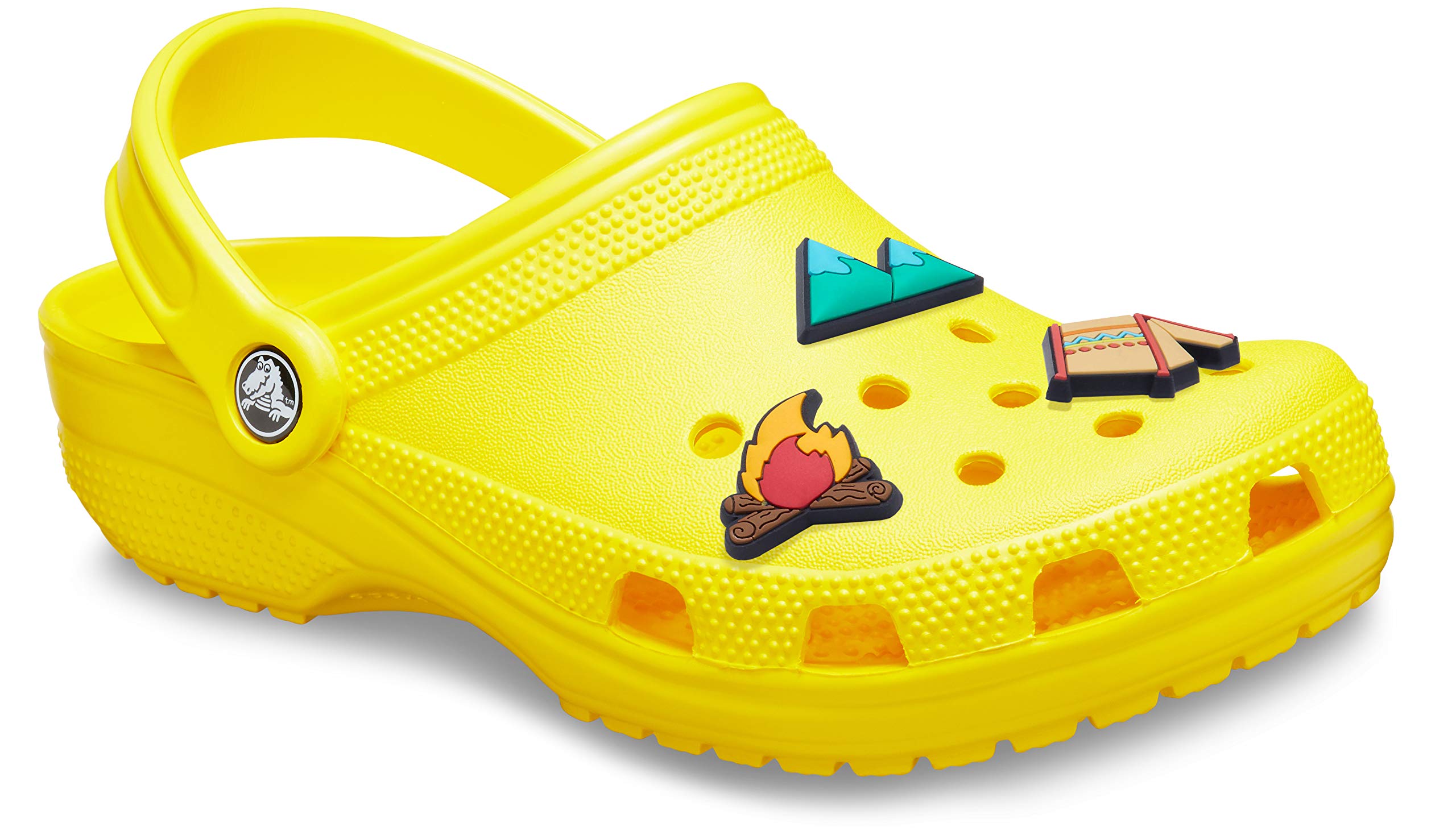 **Crocs Unisex Classic Clog Shoes with 3-Pack Jibbitz Charms – Comfortable Slip-On Water Shoes for Men & Women – Perfect for Beach, Pool, and Casual Wear**
