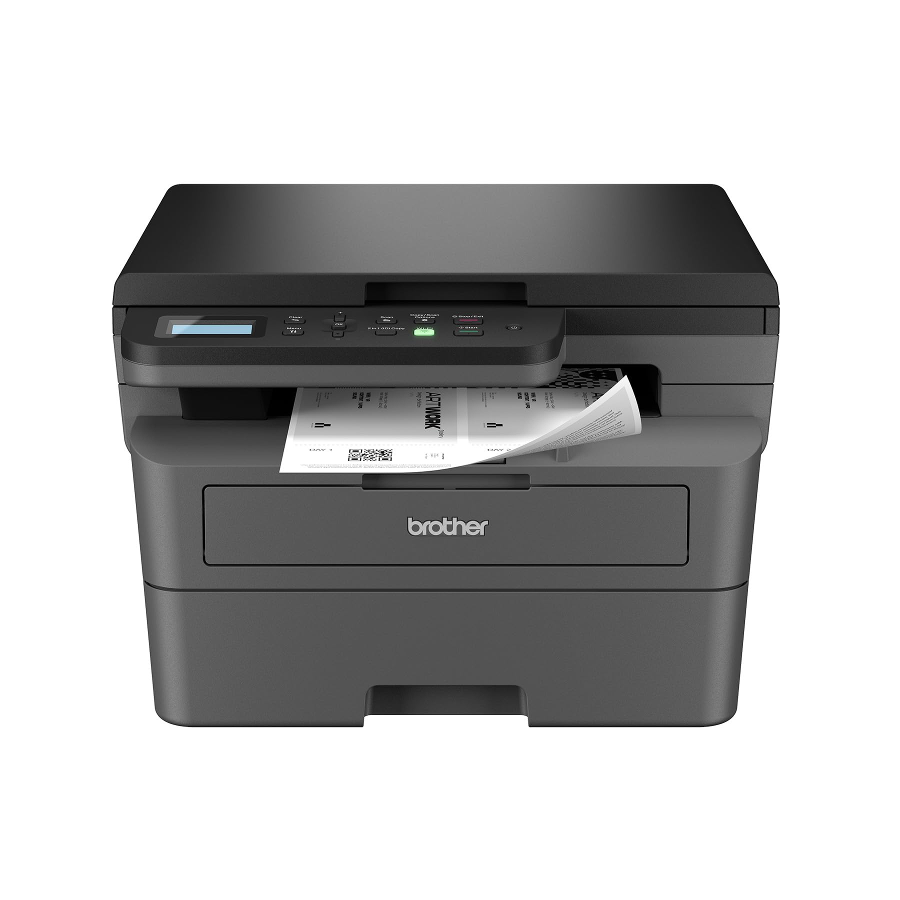 Brother HL-L2465DW Wireless Monochrome Laser Printer - Compact All-in-One Printer with Duplex Printing & Mobile Printing | Perfect for Home Office, Small Business & Remote Work