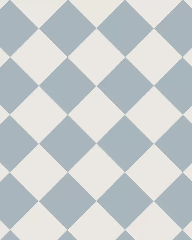 Winckelmans Granitklinker 15x15cm Gray-Blue/White Ceramic Tile - Perfect for Kitchen Backsplash, Bathroom Walls & Flooring