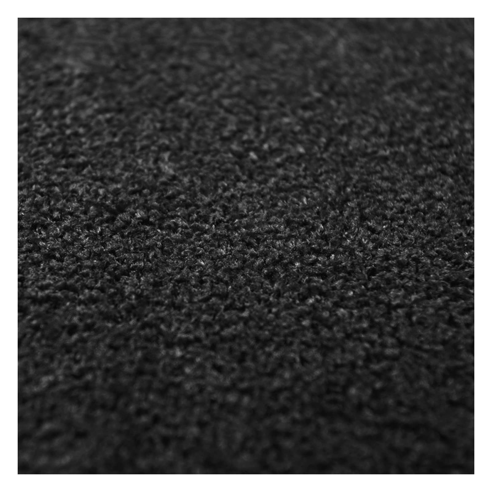 10-Piece Soft Plush Interlocking Puzzle Play Mat - 60x60cm Black Floor Tiles for Kids, Gym & Yoga - Non-Slip Protective Flooring for Playroom, Nursery & Home Decor