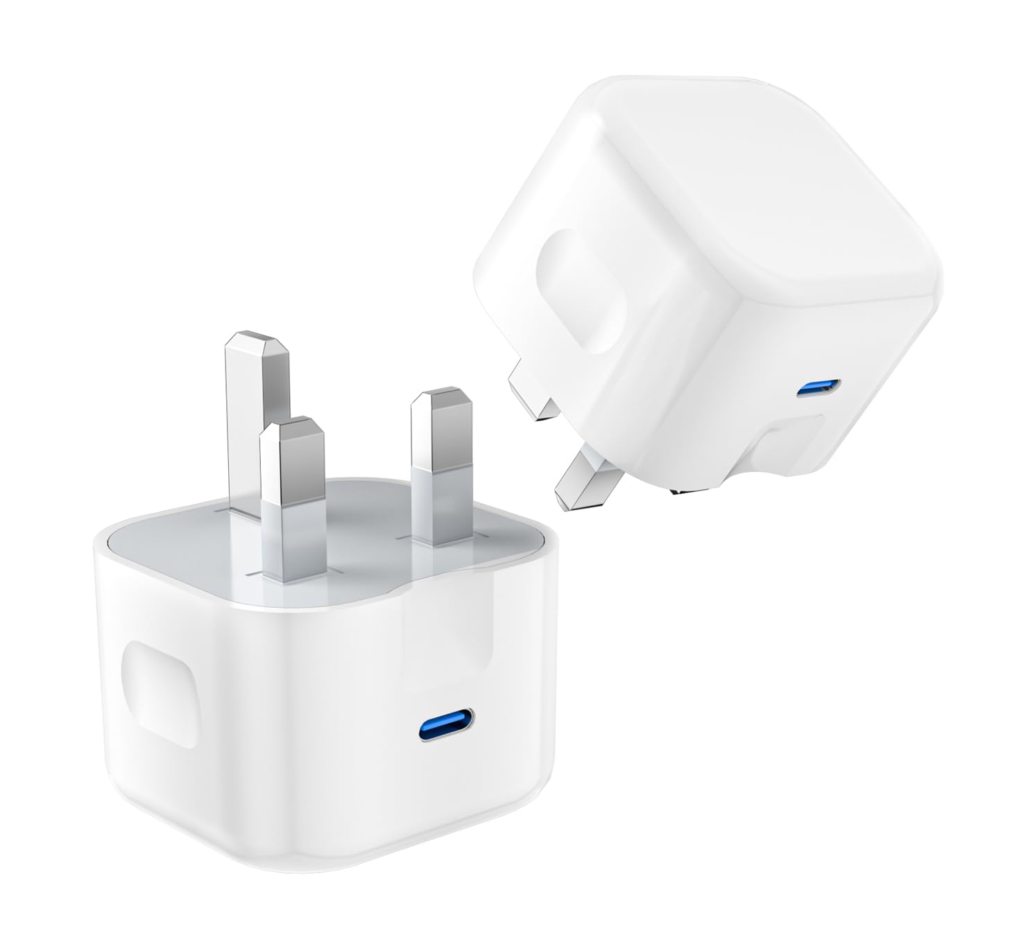 20W USB C Fast Charger Plug PD Adapter for Samsung Galaxy S25/S24/S23/S22/S21 Series - Ultra/Plus/FE Models - Compact White Charger for Home, Office & Travel