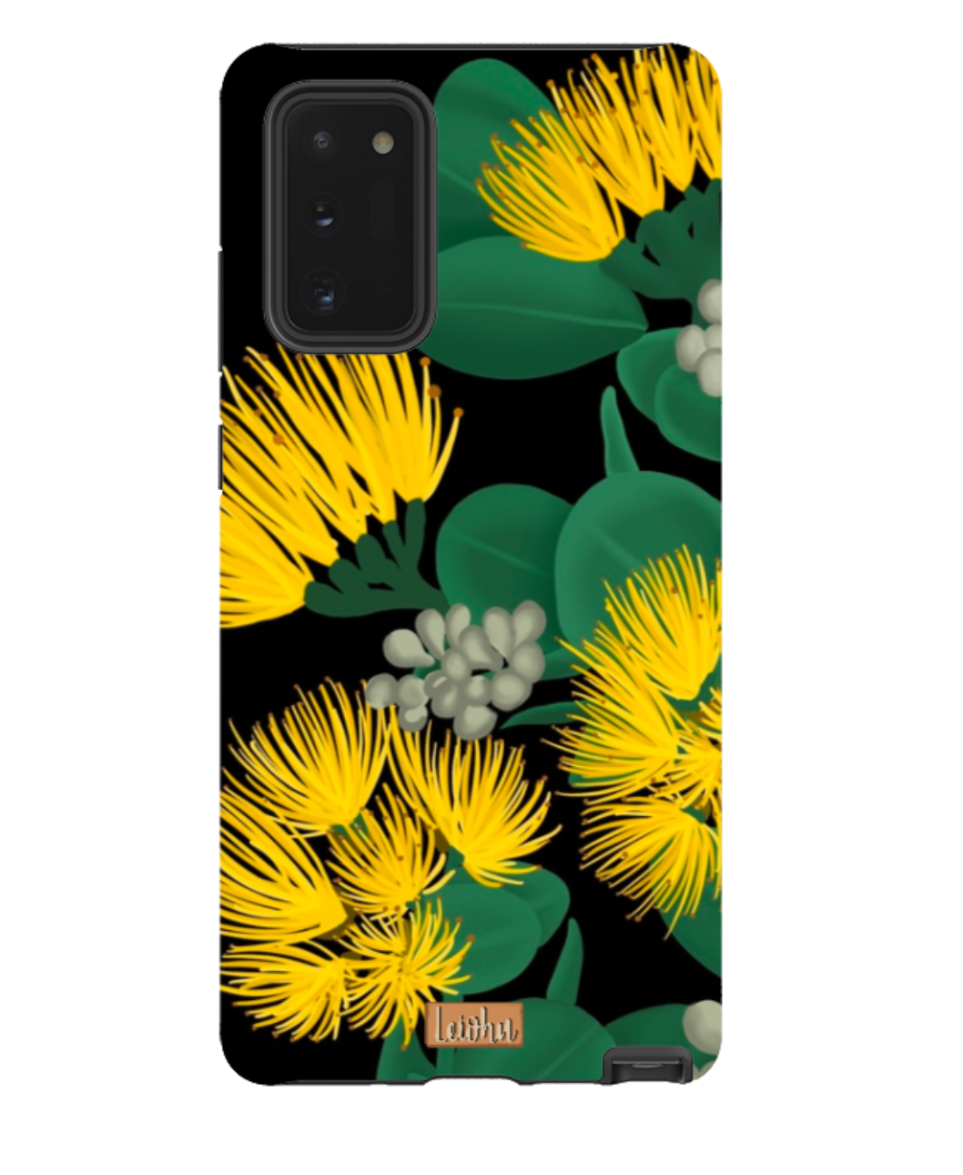 Ōhi'a Lehua Yellow Samsung Note 20 Case - Durable Protective Cover for Everyday Use & Travel
