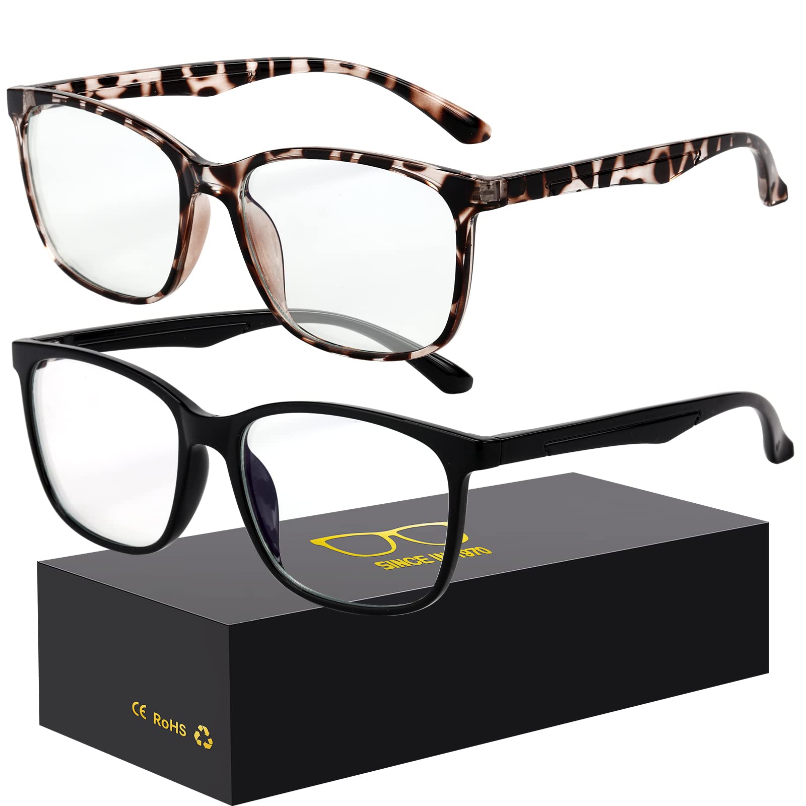Oilway Blue Light Blocking Glasses for Computer & Gaming - Anti Eyestrain UV Protection for Work & Study