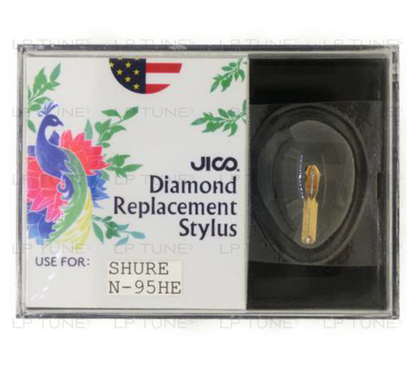 JICO Replacement Stylus for Shure HI TRACK M95HE Cartridge - High-Quality Needle for Vinyl Records & Turntables - Perfect for Audiophiles & DJs