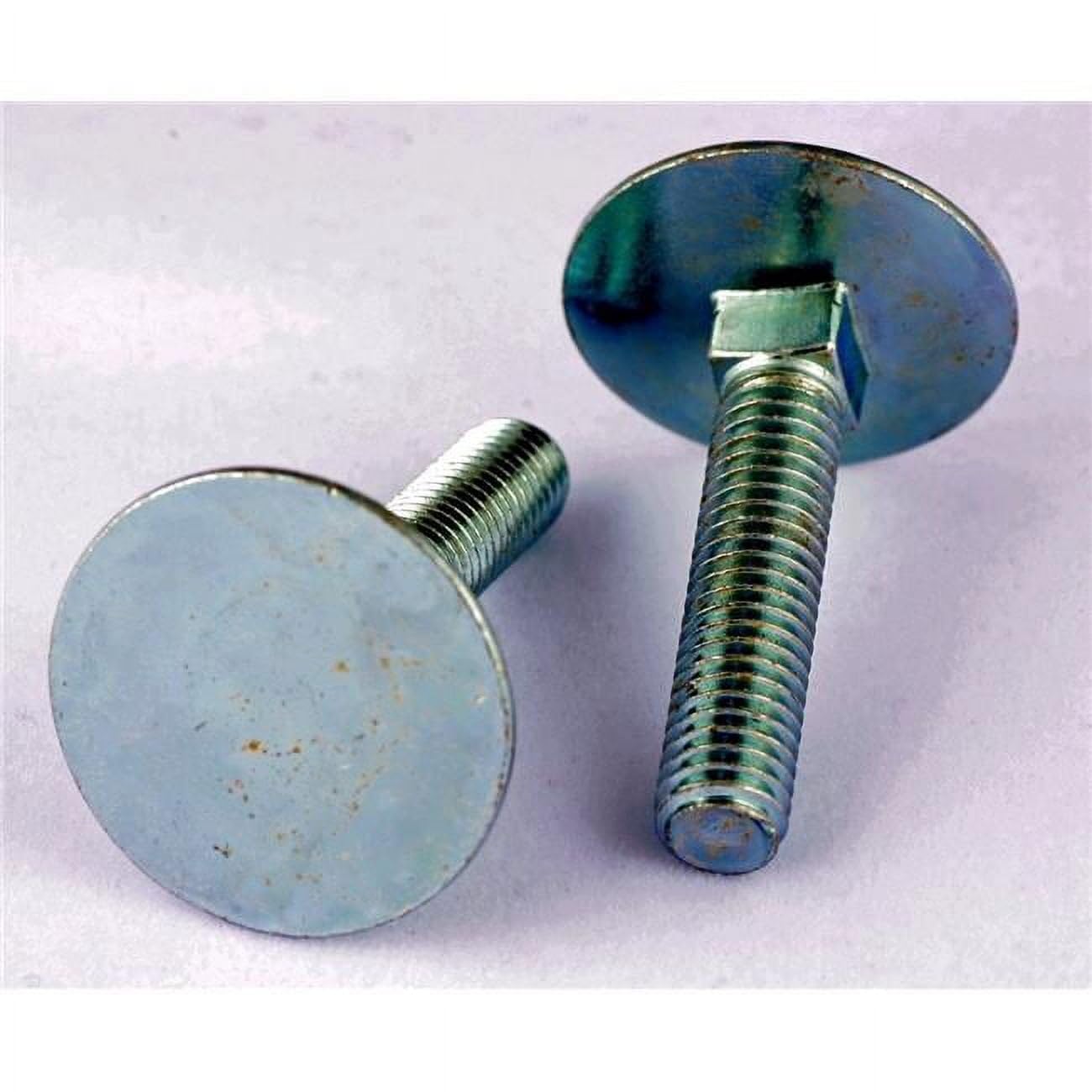 0.37-16 x 3 Inch Zinc Plated Steel Elevator Bolts - Box of 100 for Elevator Assembly, Machinery Repair, and Industrial Applications