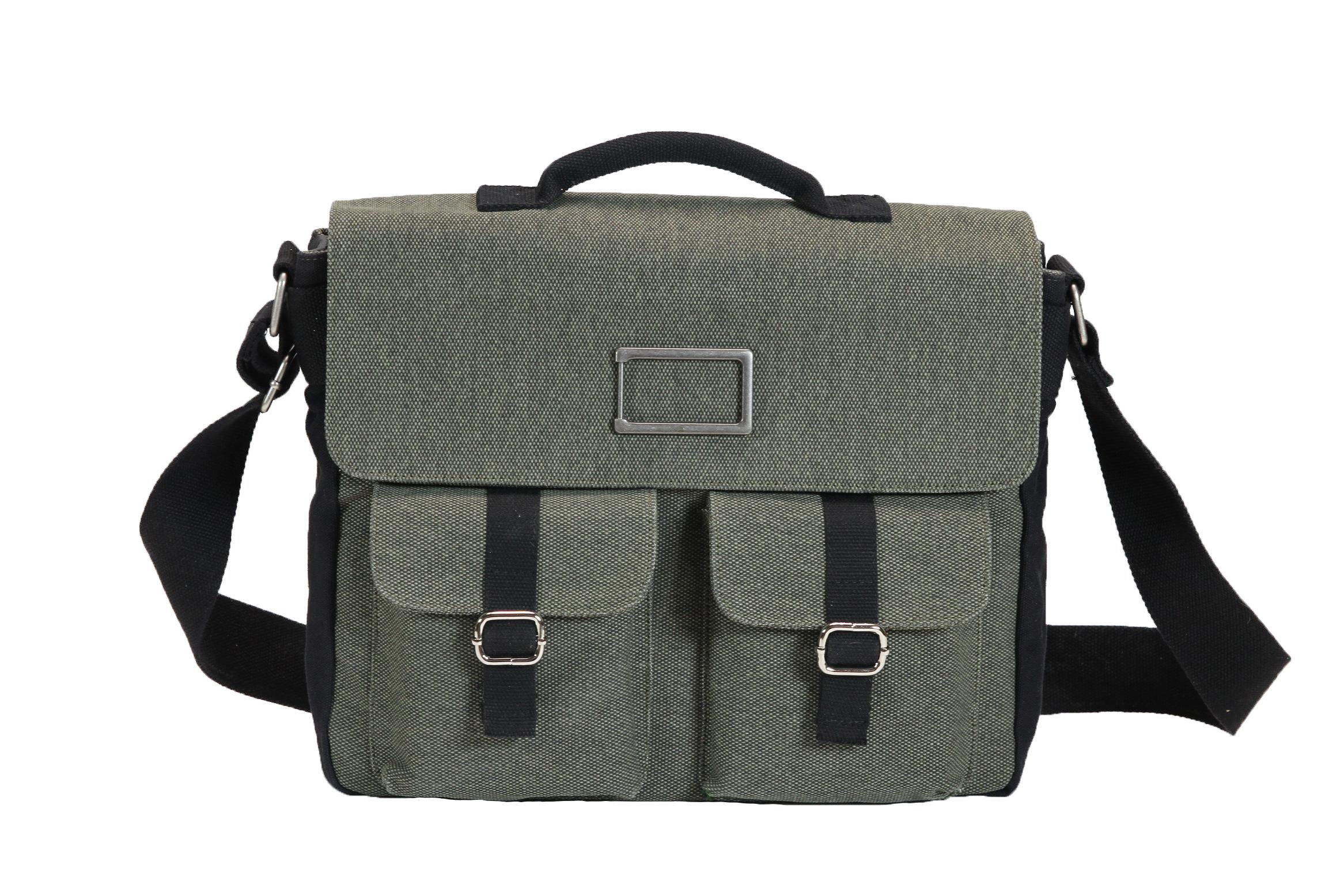 Premium Ft. Worth Laptop Messenger Bag for Men & Women - Durable 15.6 Inch Business Briefcase with Adjustable Strap, Water-Resistant Black Computer Bag - Perfect for Office, Work, Travel & College